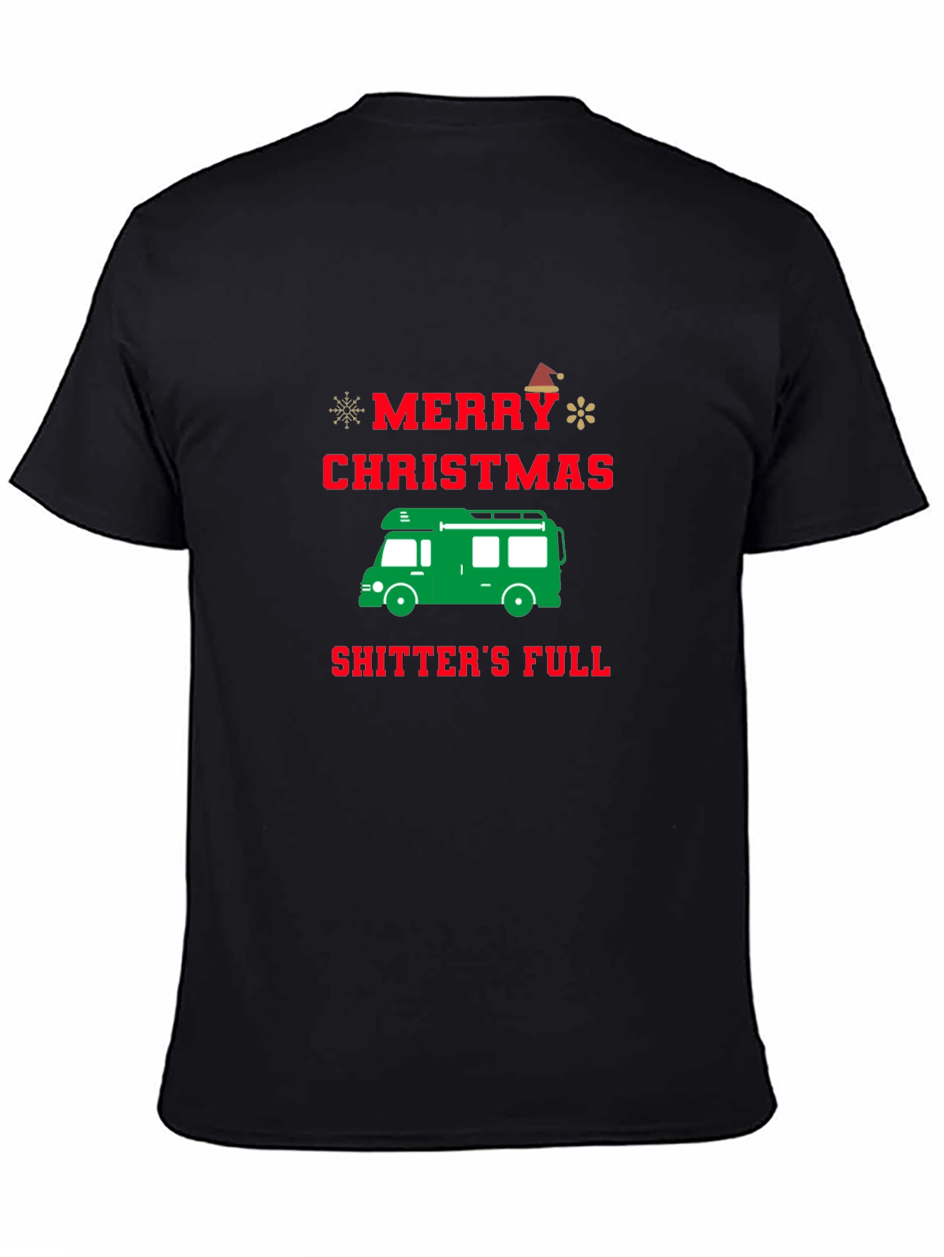 Funny Christmas RV Shitters Full Graphic Tee