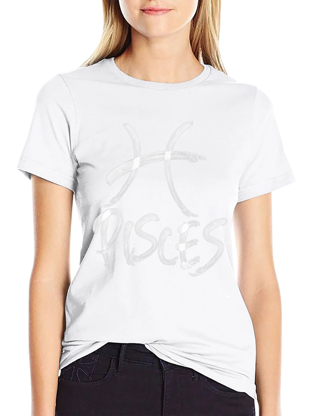 Pisces Zodiac Sign T-Shirt - Black Graphic Tee