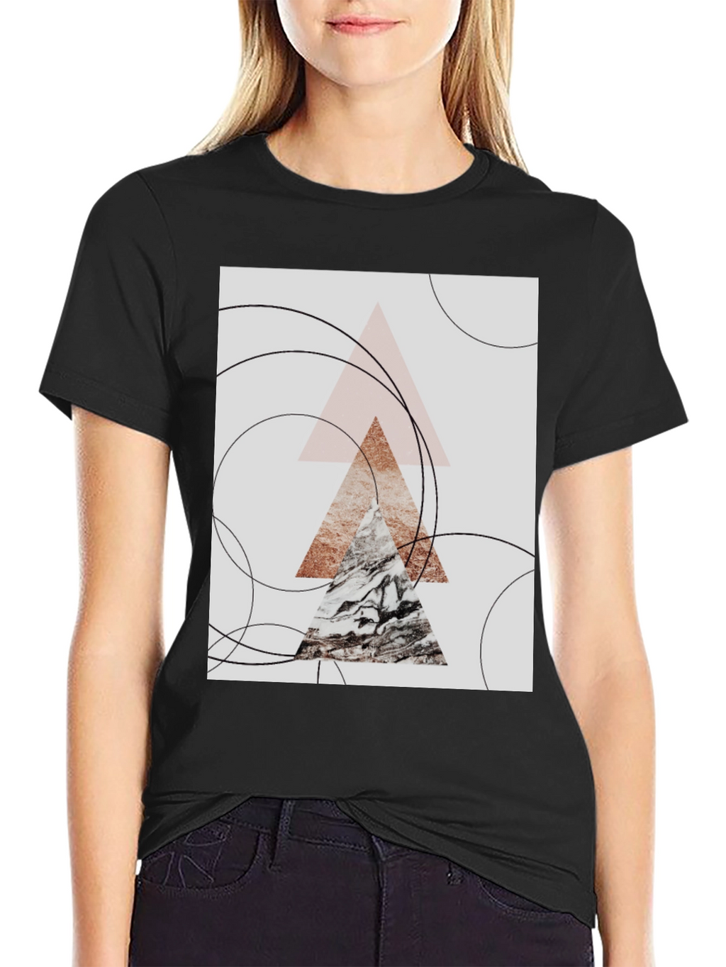 Abstract Geometric Graphic Tee