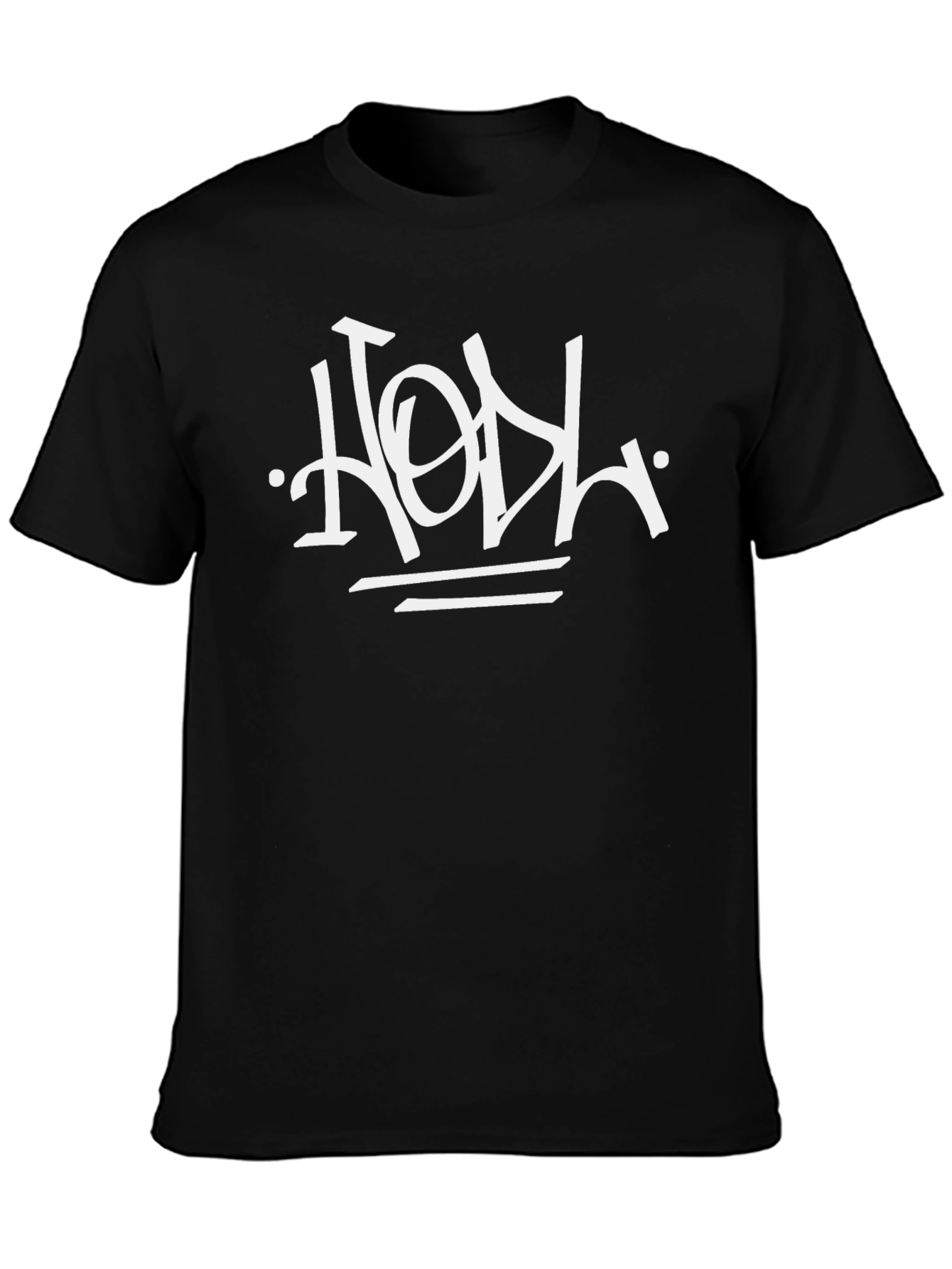 HODL Crypto Graphic Tee - Black Cotton Casual