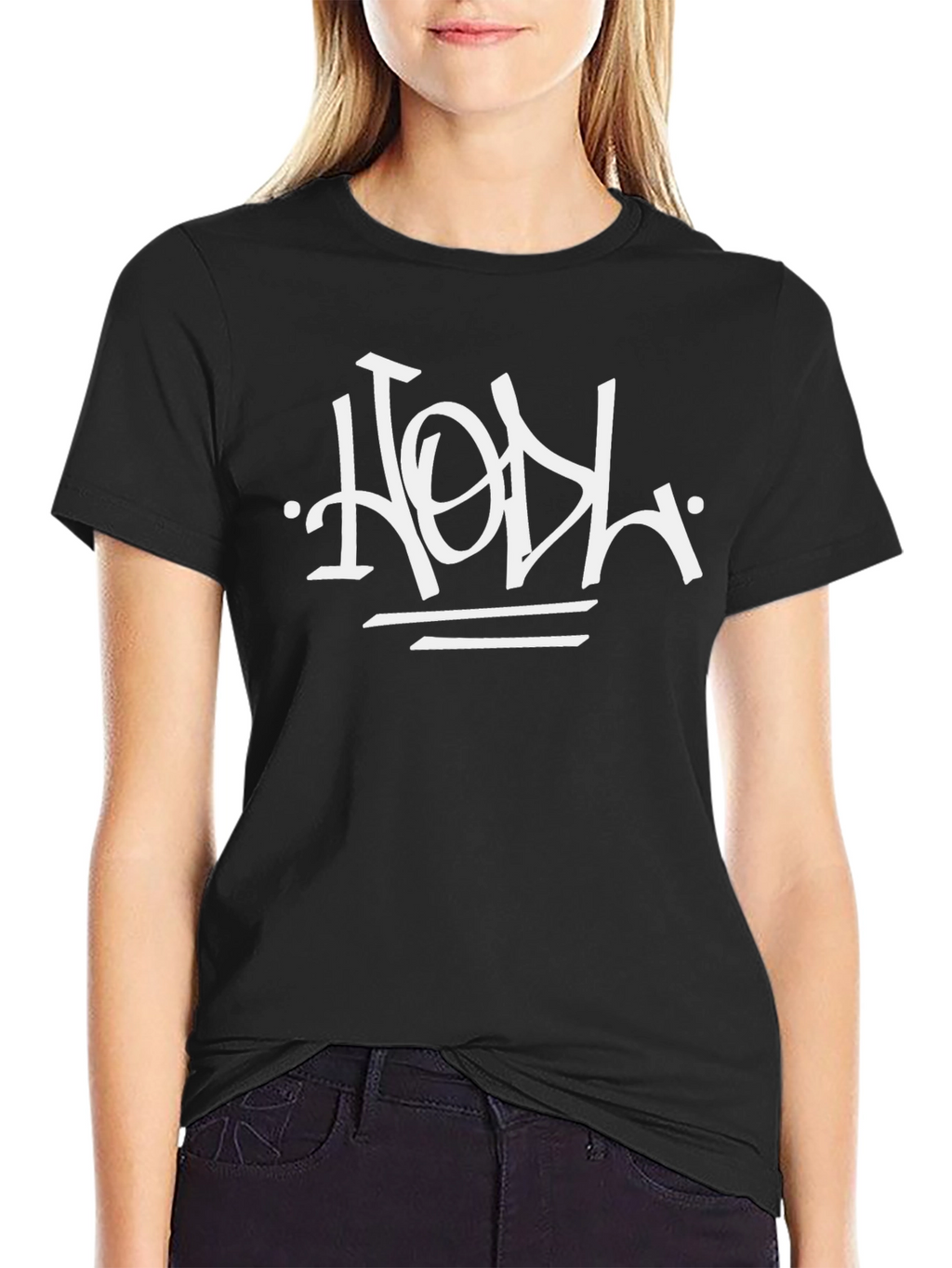 HODL Crypto Graphic Tee - Black Cotton Casual