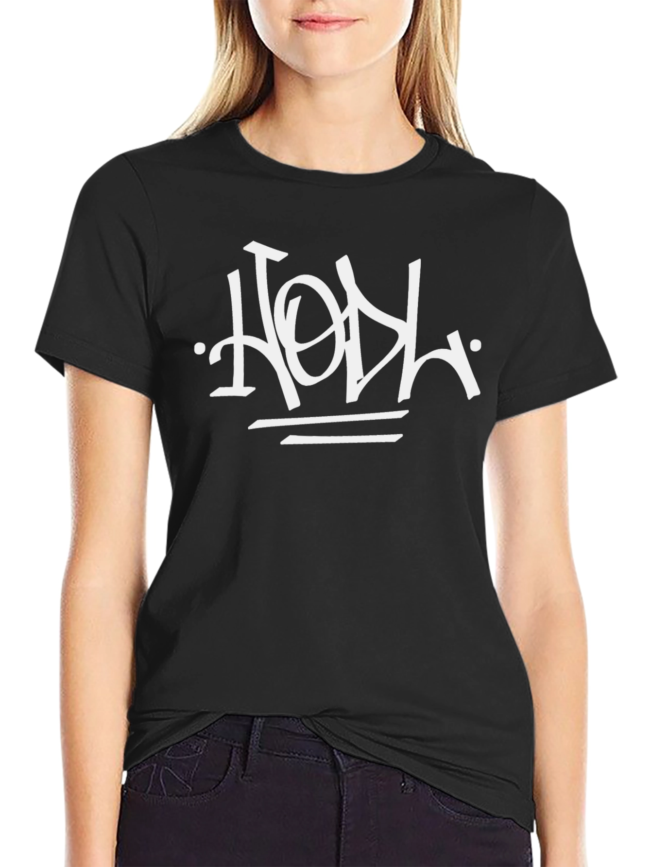 HODL Crypto Graphic Tee - Black Cotton Casual
