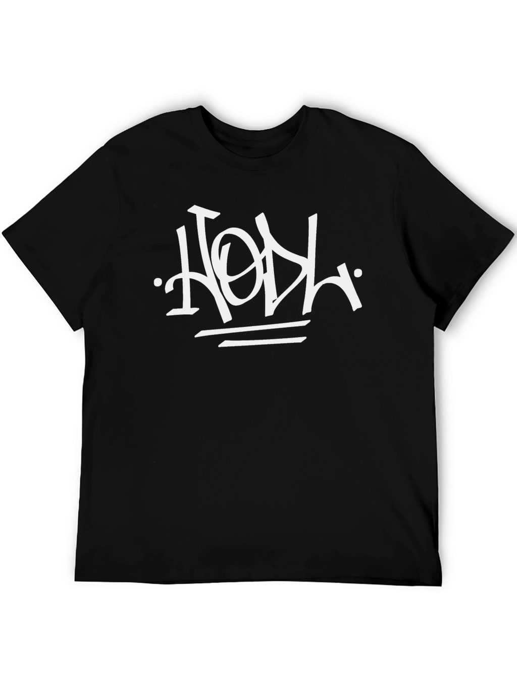 HODL Crypto Graphic Tee - Black Cotton Casual
