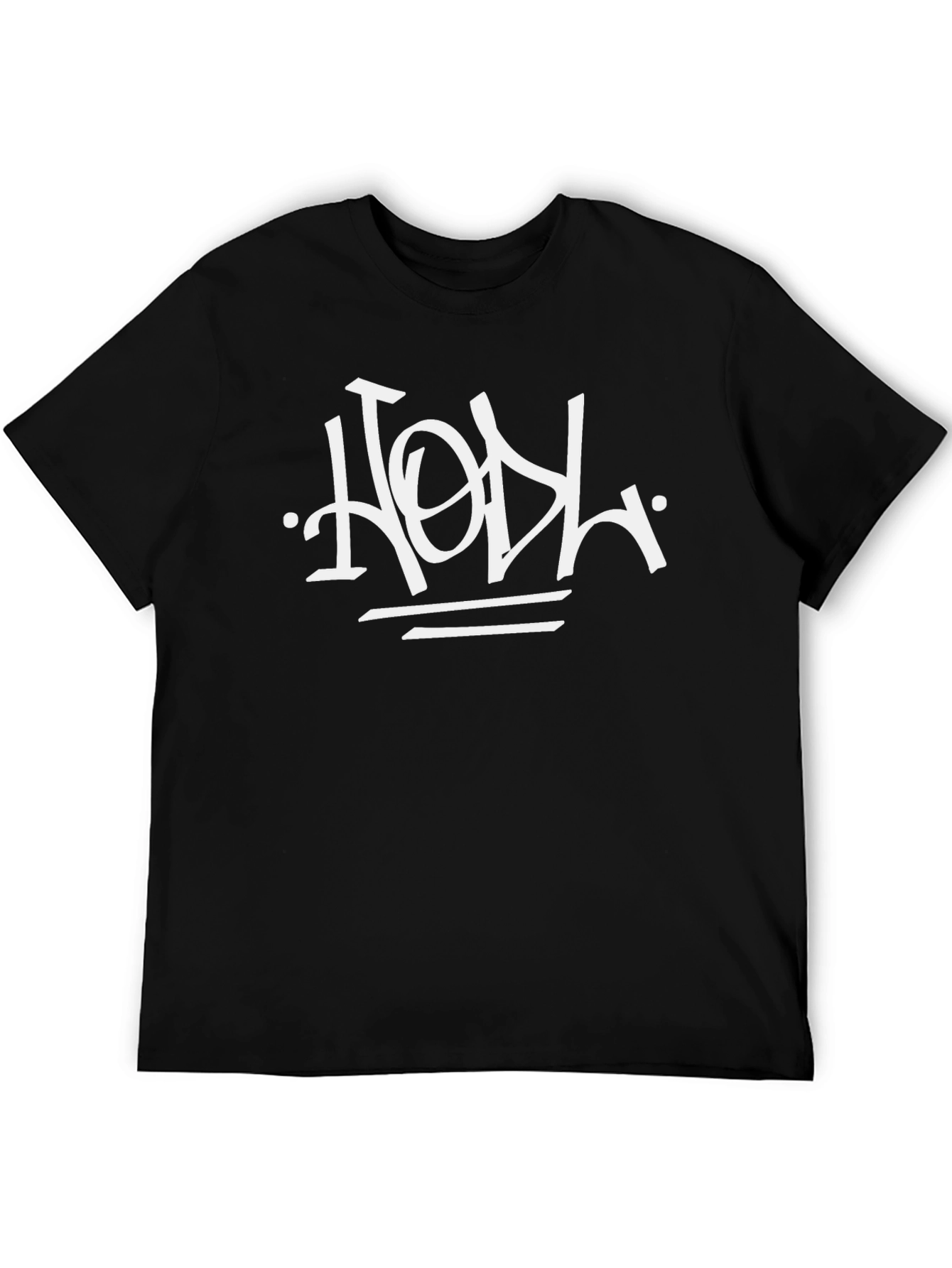 HODL Crypto Graphic Tee - Black Cotton Casual