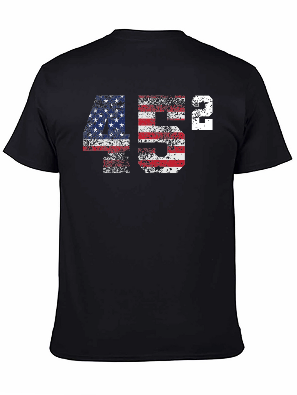 45 Squared Patriotic T-Shirt - USA Flag Design