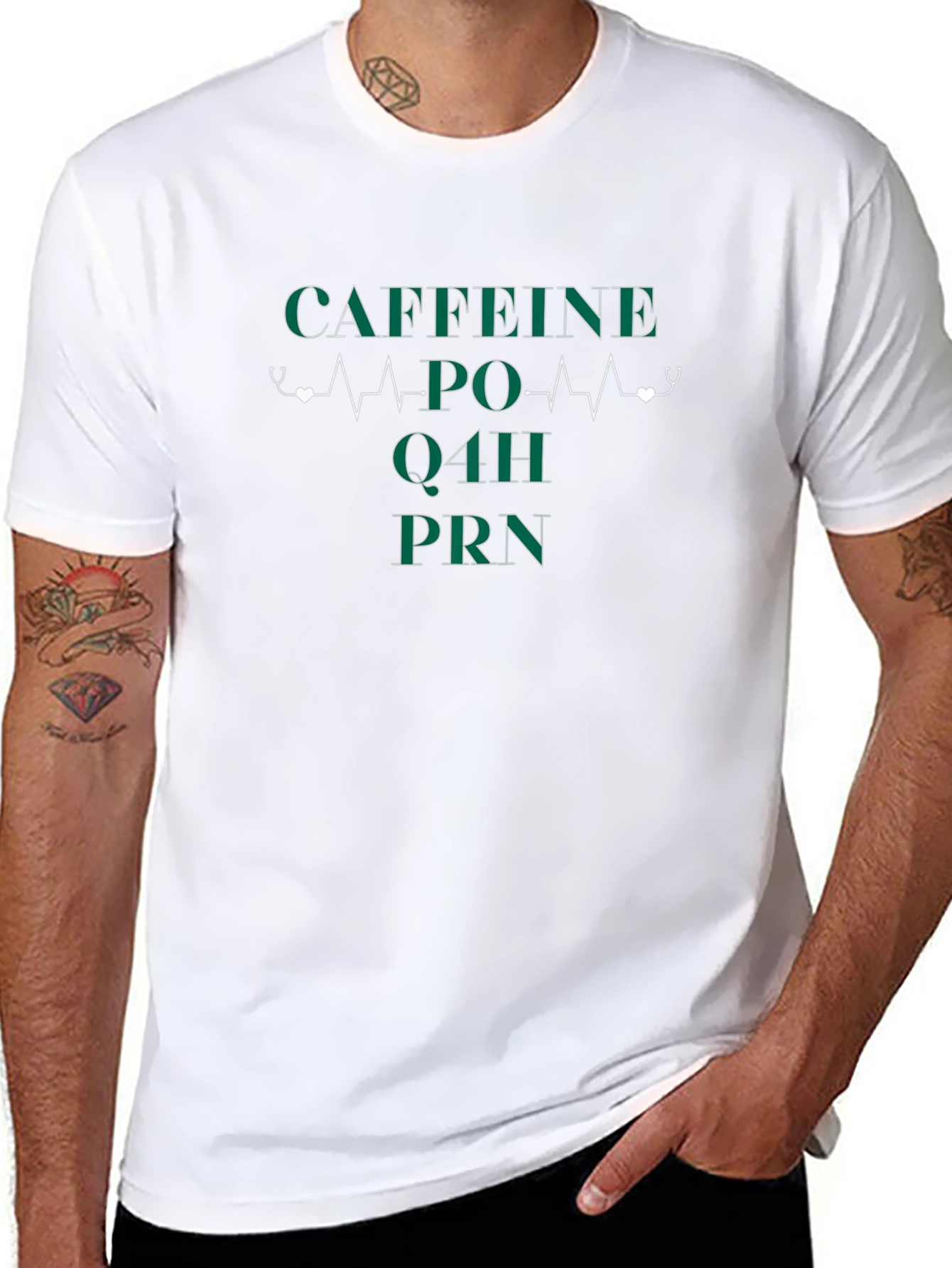 Caffeine PO Q4H PRN Nurse T-Shirt