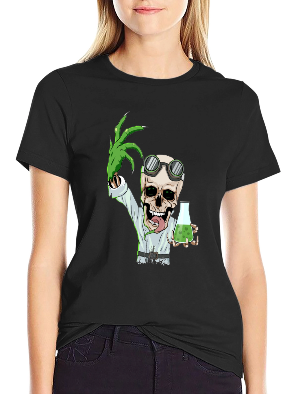 Mad Scientist Skeleton T-Shirt