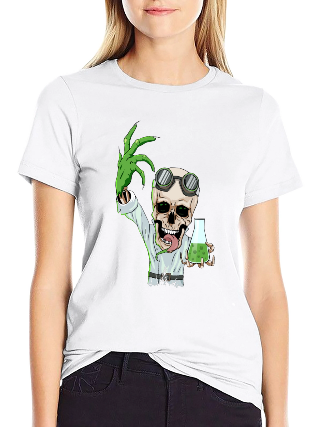 Mad Scientist Skeleton T-Shirt