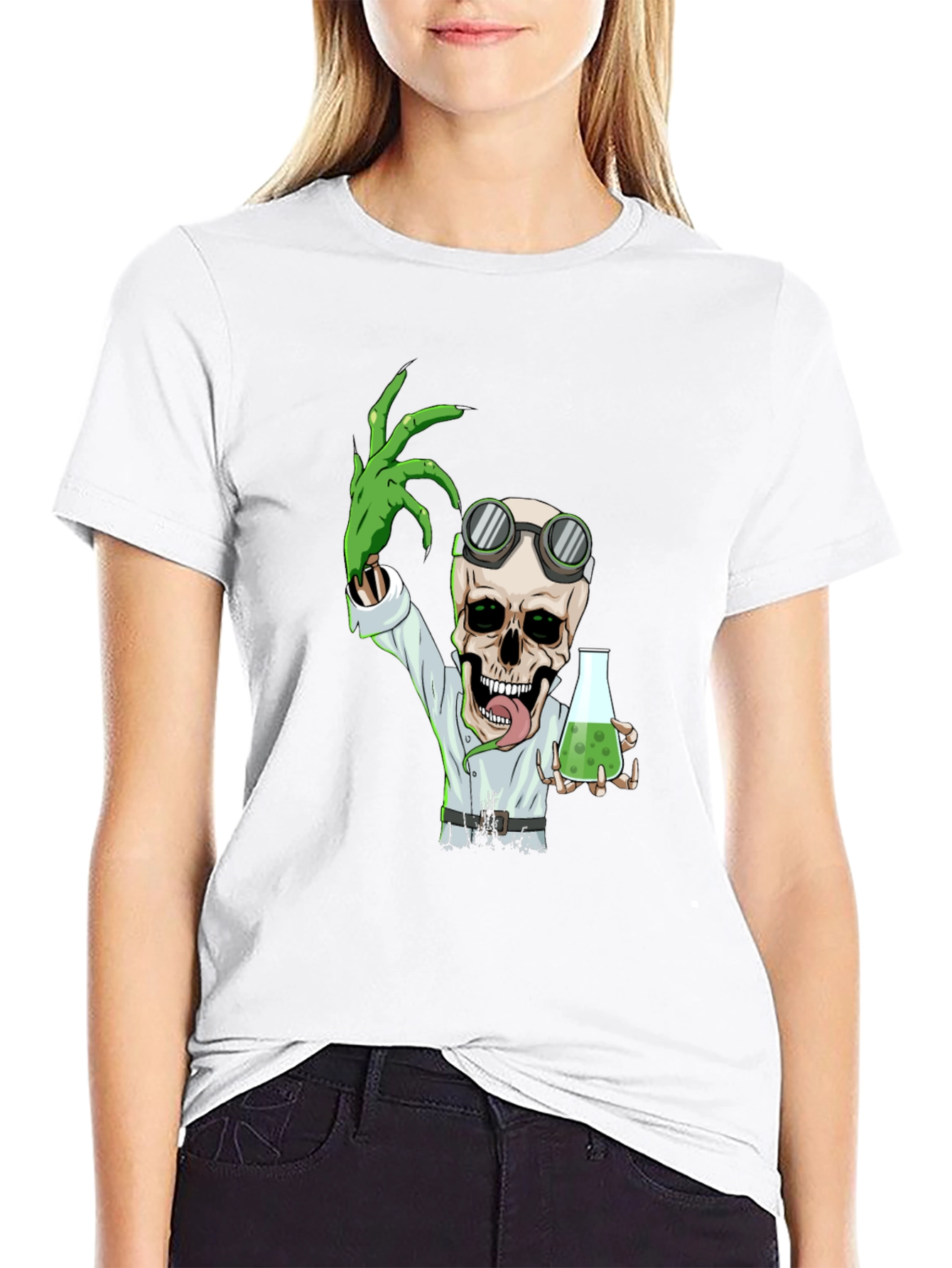 Mad Scientist Skeleton T-Shirt
