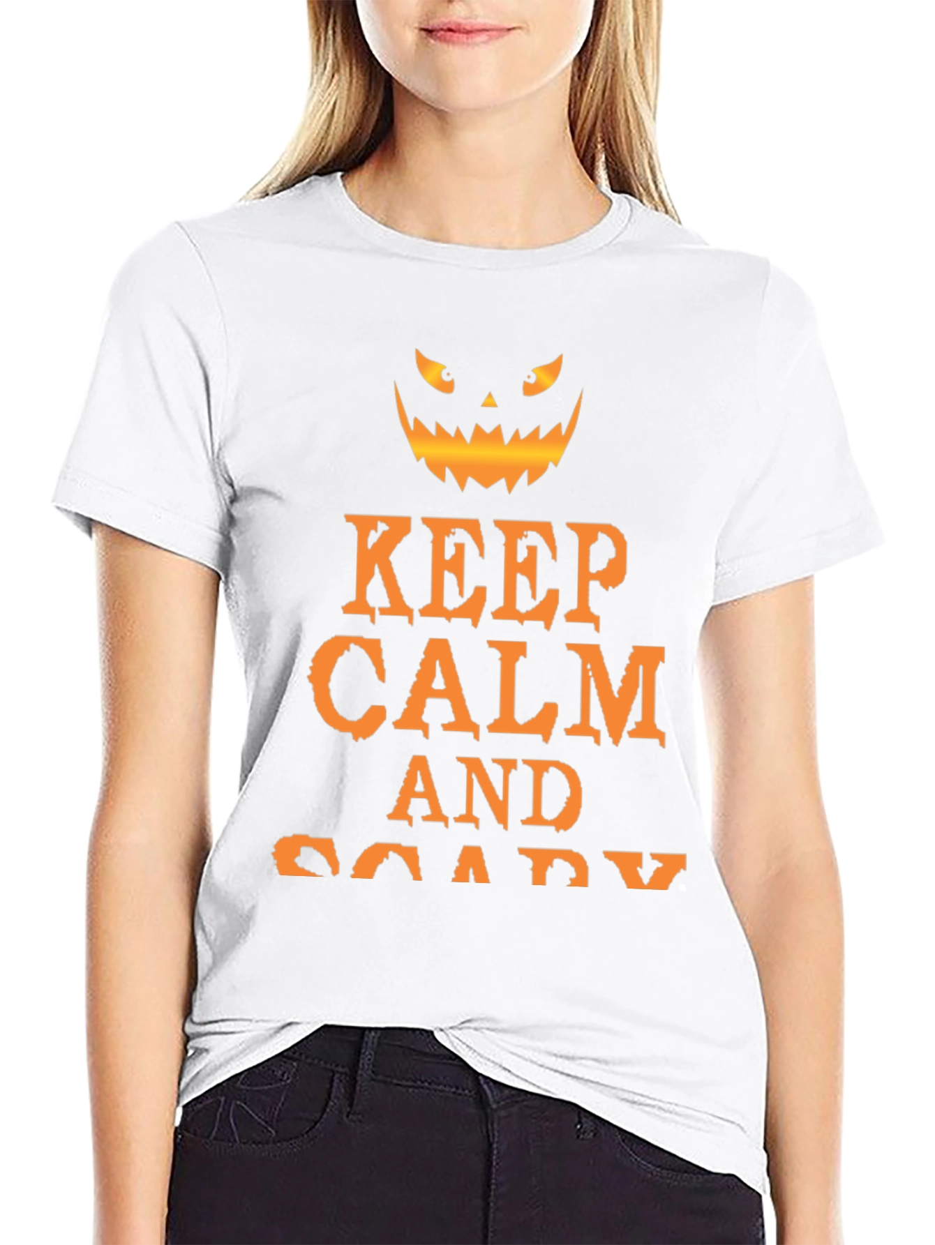Keep Calm and Scary Halloween T-Shirt