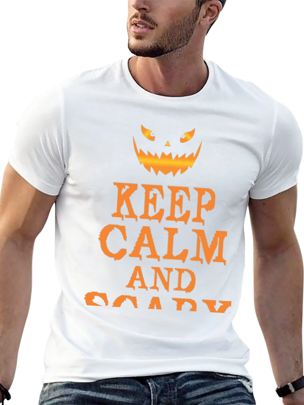 Keep Calm and Scary Halloween T-Shirt