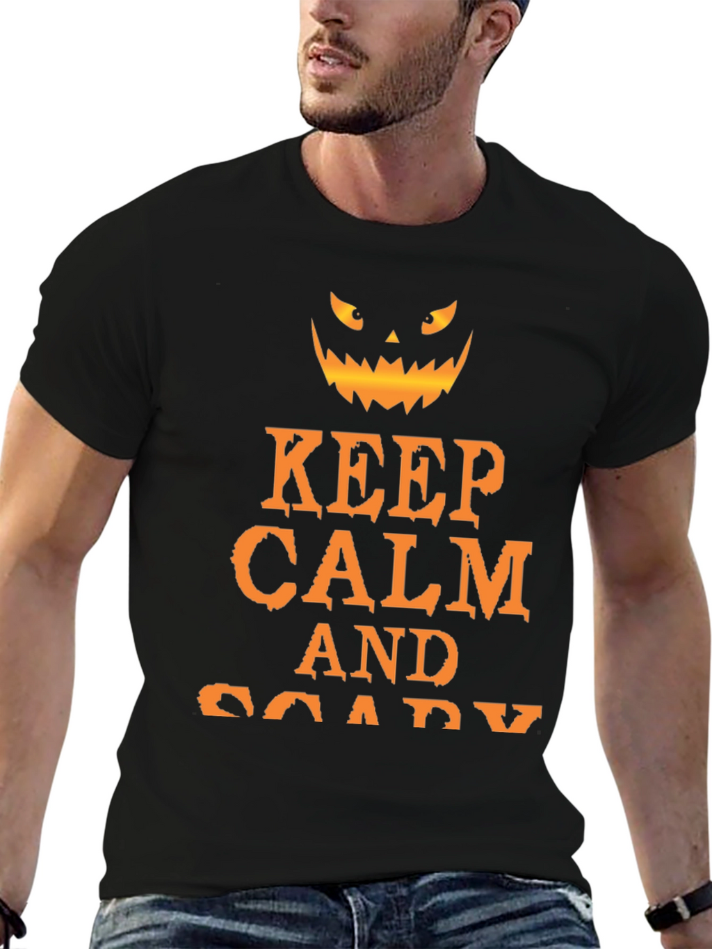 Keep Calm and Scary Halloween T-Shirt