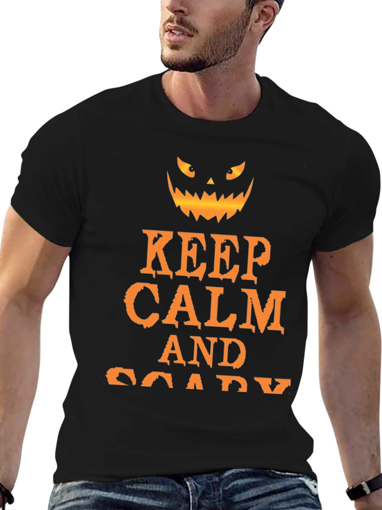 Keep Calm and Scary Halloween T-Shirt