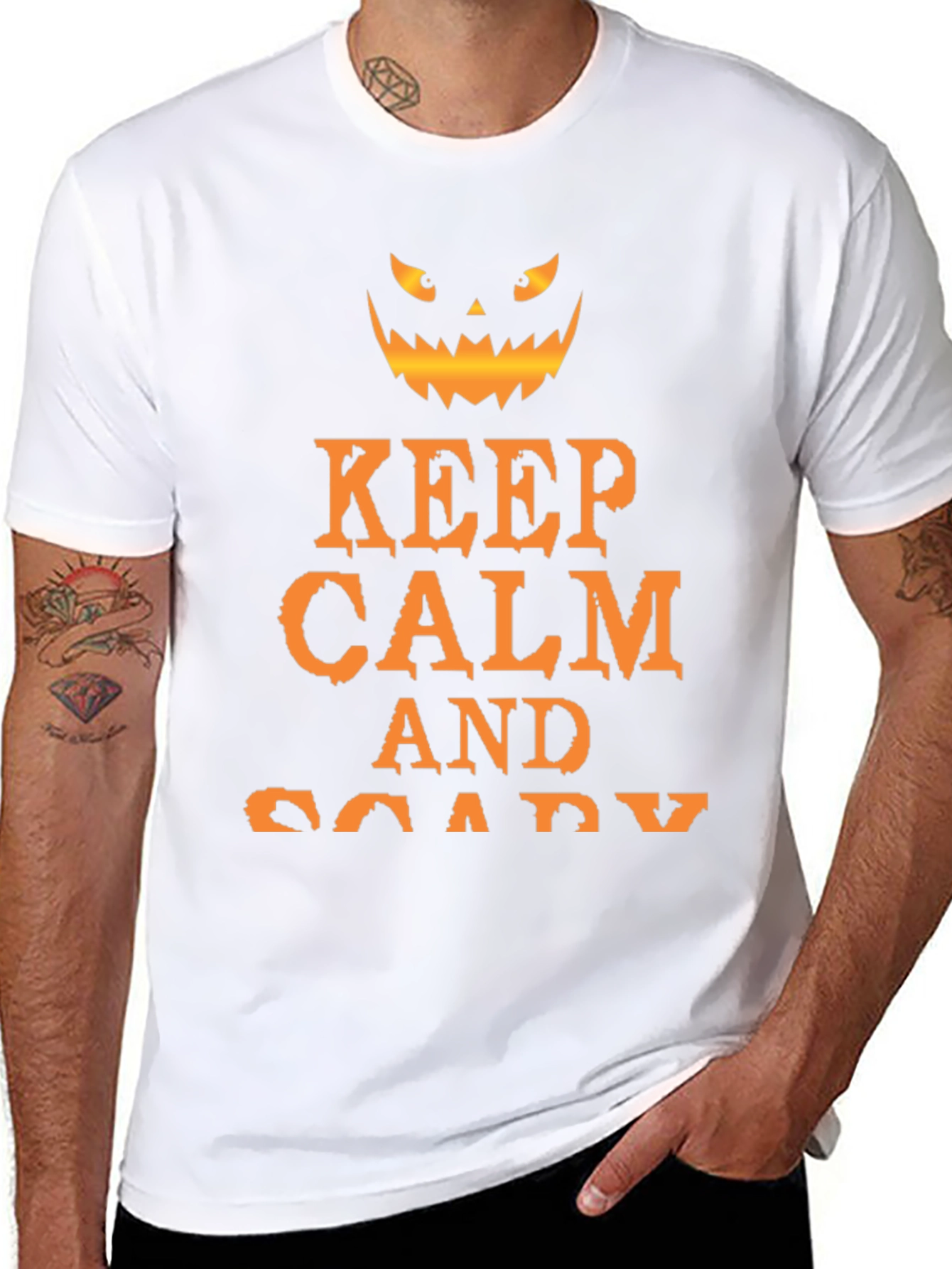 Keep Calm and Scary Halloween T-Shirt