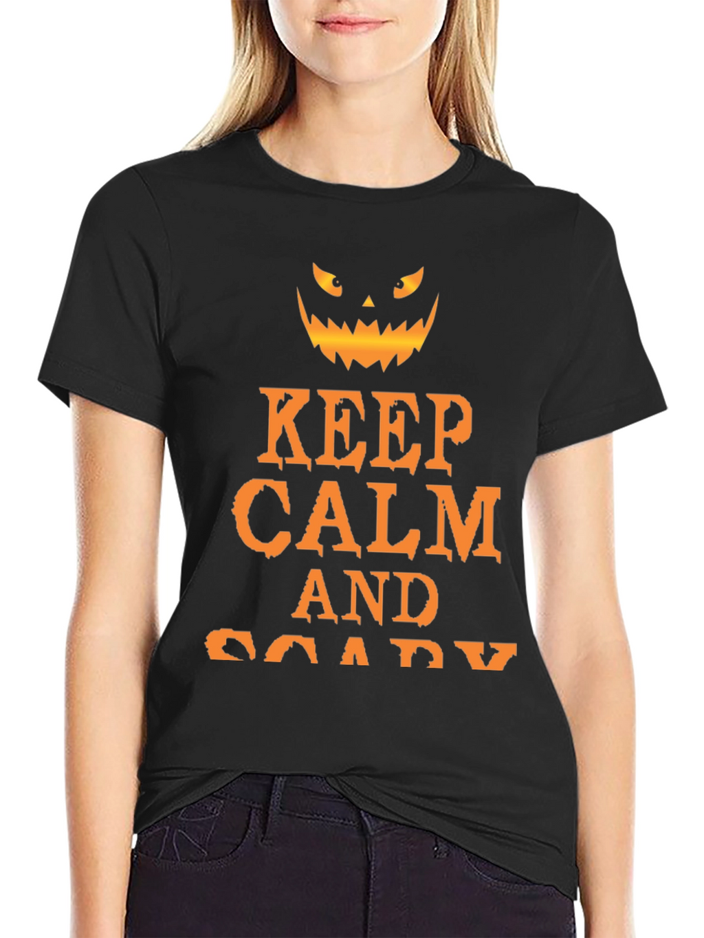 Keep Calm and Scary Halloween T-Shirt