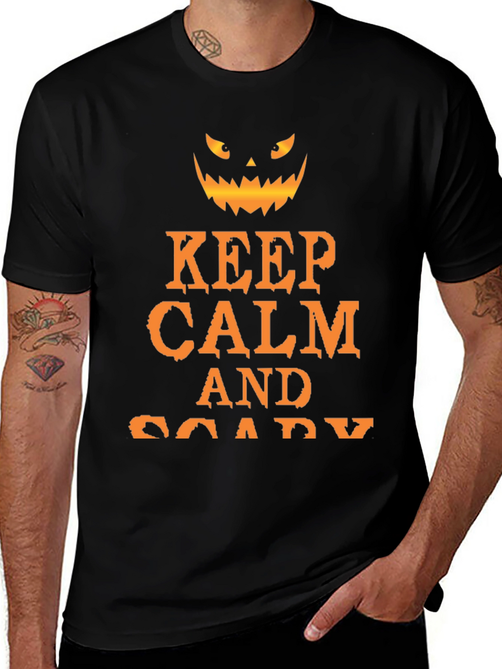 Keep Calm and Scary Halloween T-Shirt
