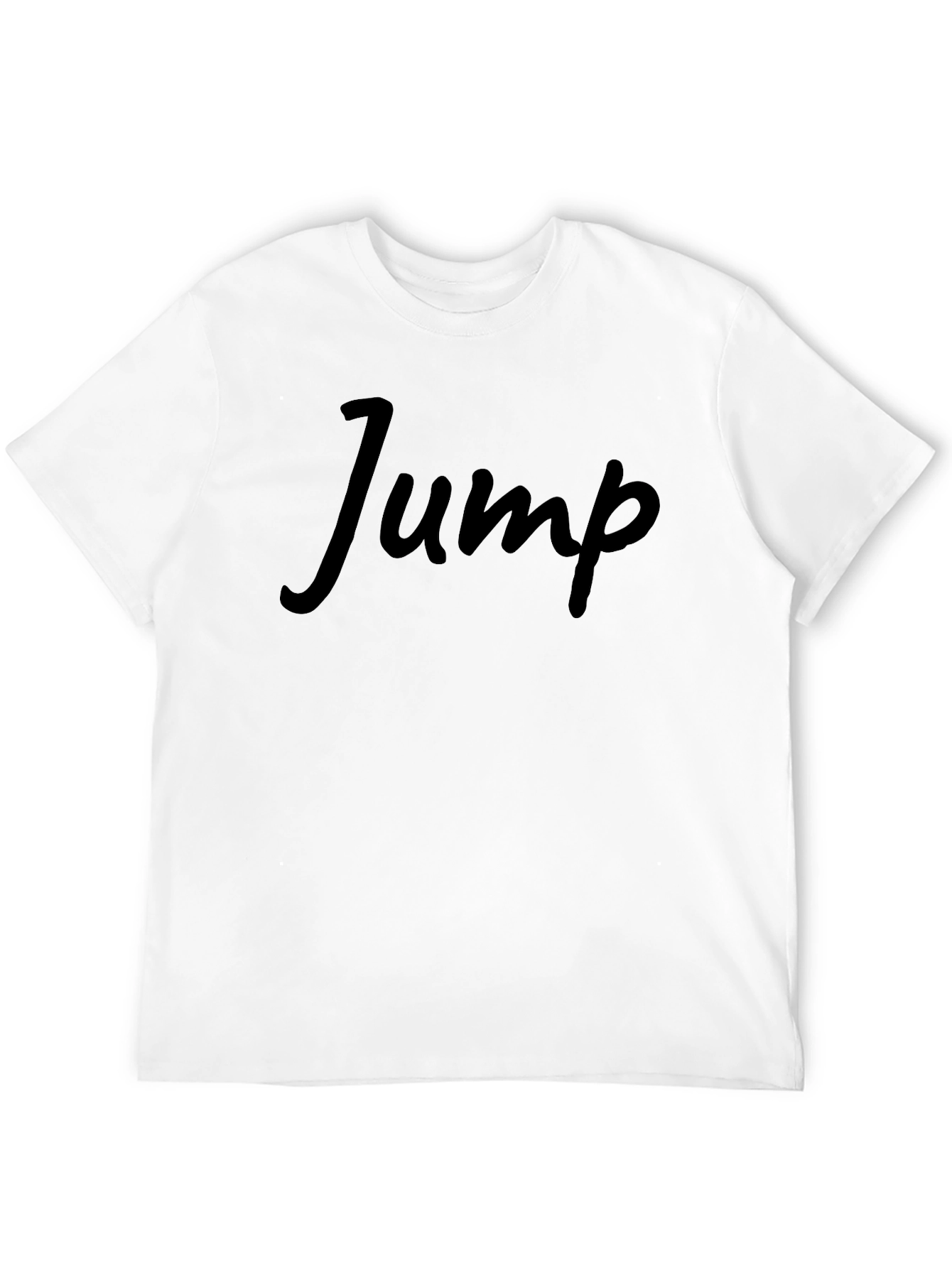 Jump Graphic Print Crew Neck T-Shirt