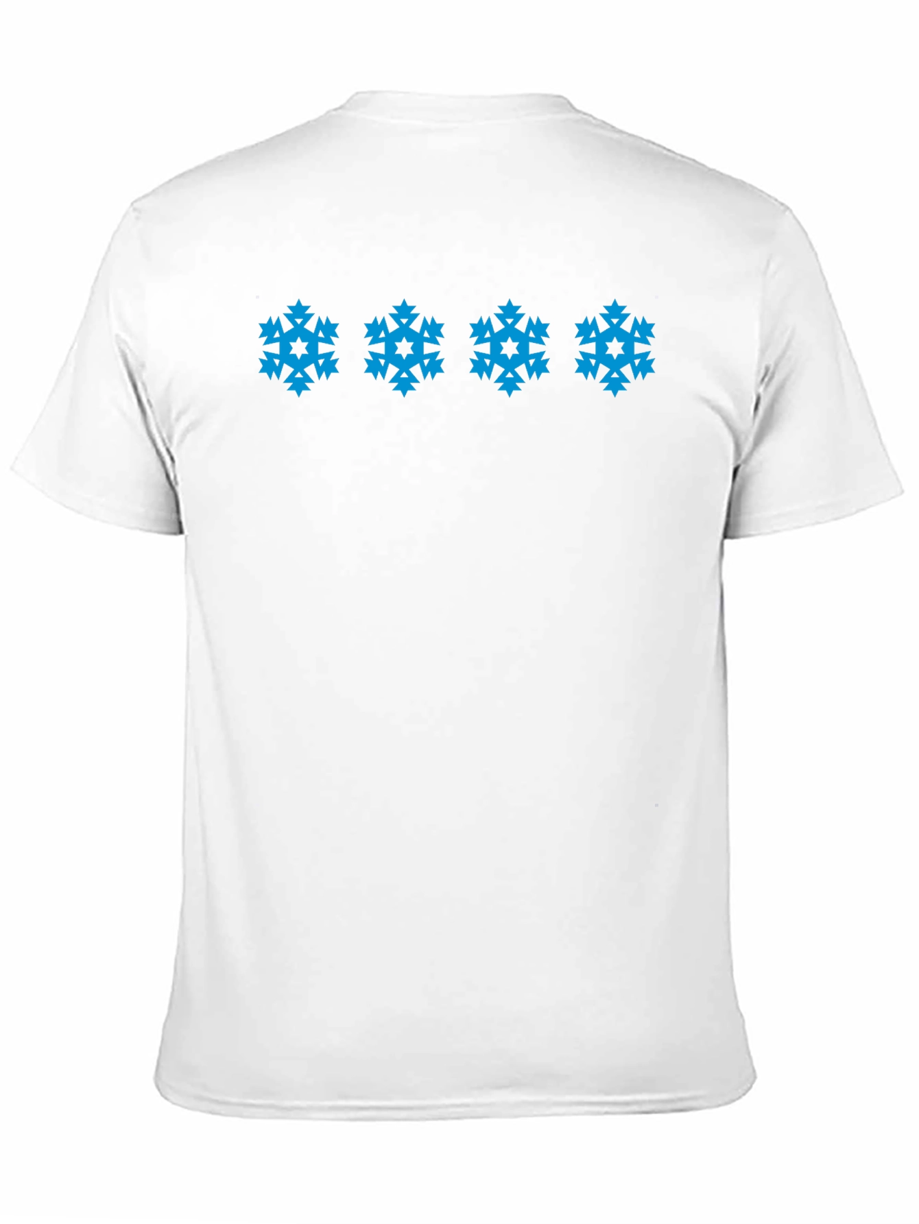 Snowflake Patterned T-Shirt