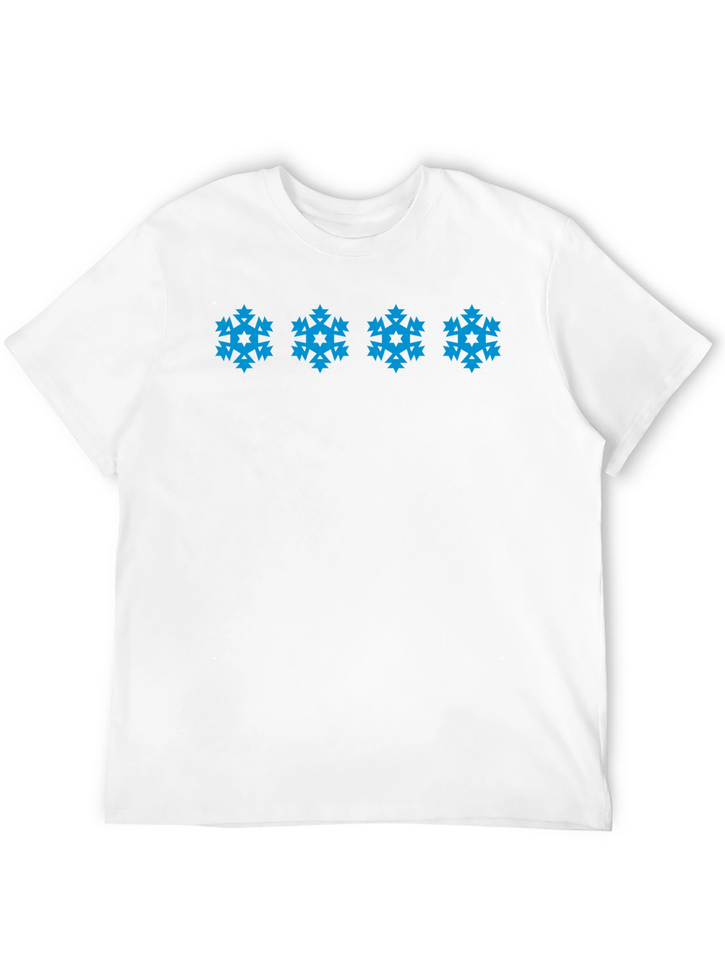 Snowflake Patterned T-Shirt