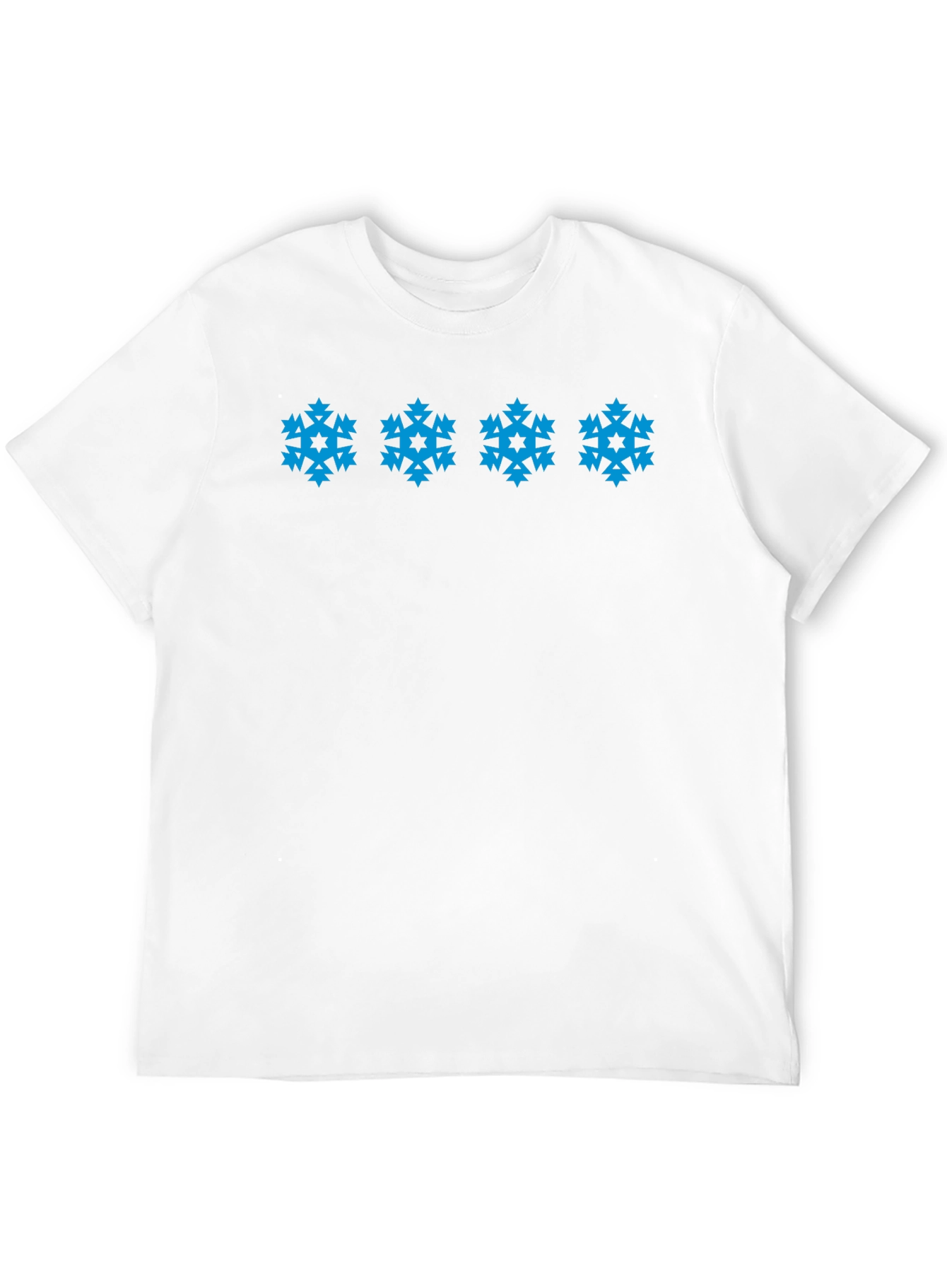 Snowflake Patterned T-Shirt