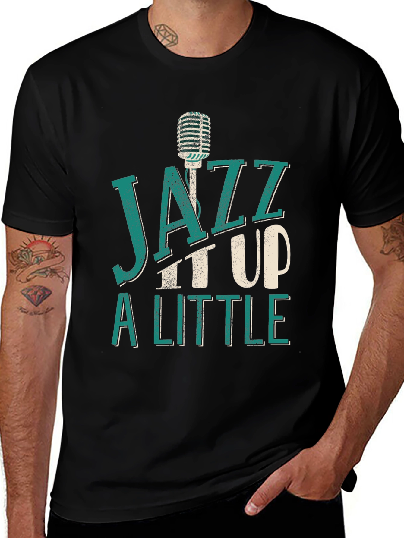 Jazz It Up T-Shirt - Retro Music Tee