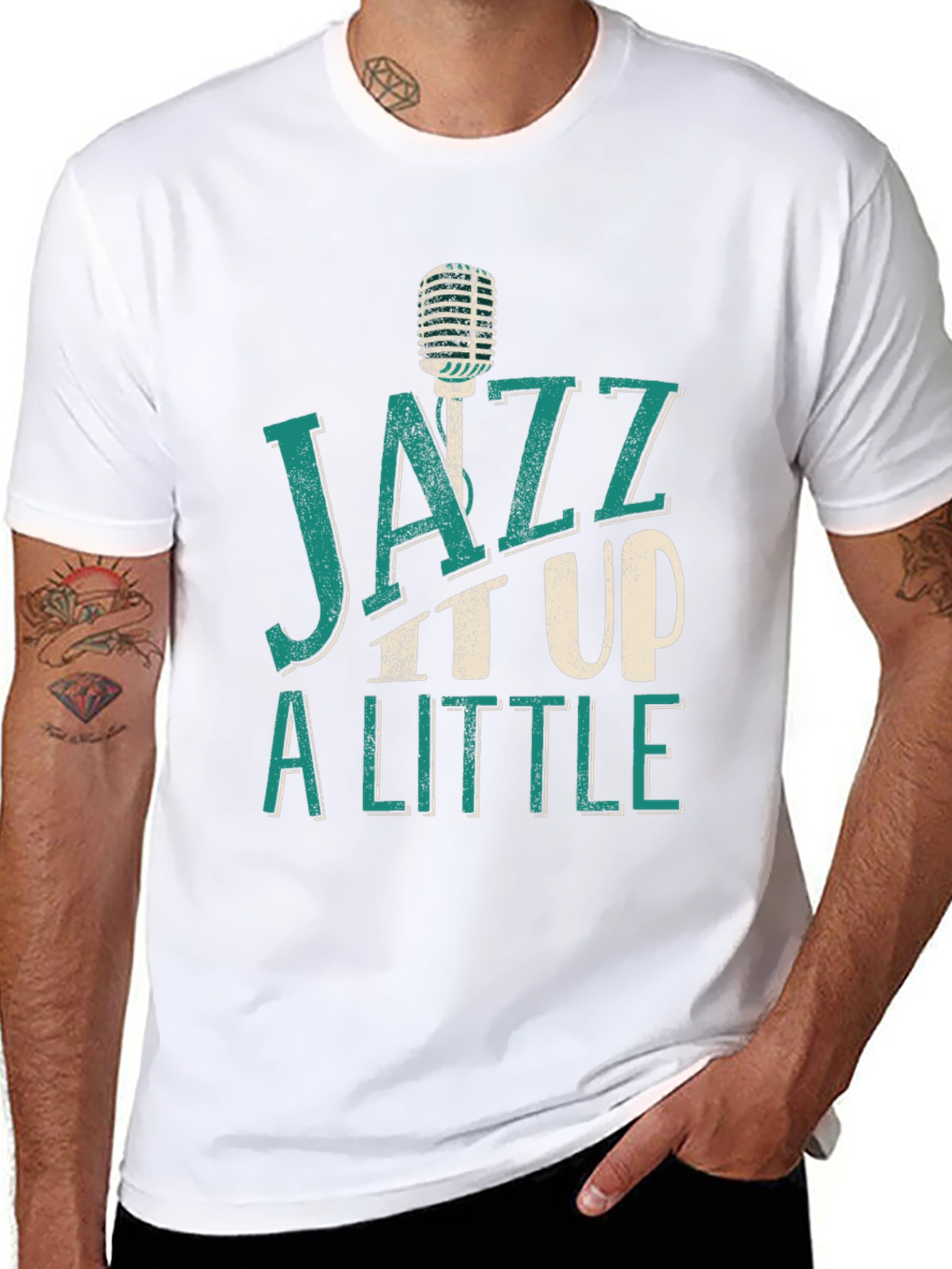 Jazz It Up T-Shirt - Retro Music Tee