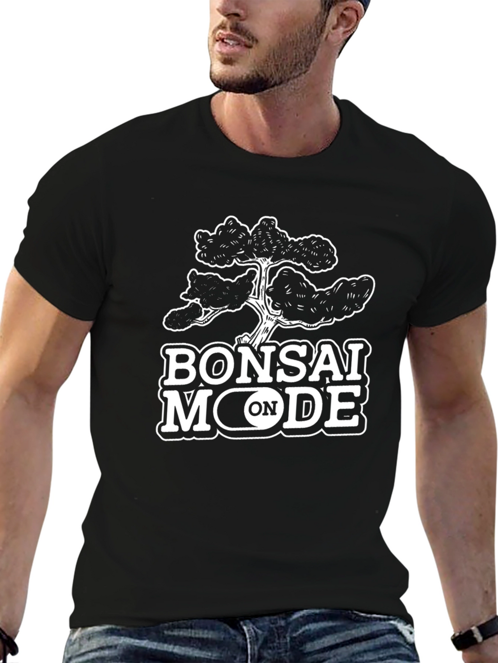 Bonsai Mode On T-Shirt - Unique Graphic Tee