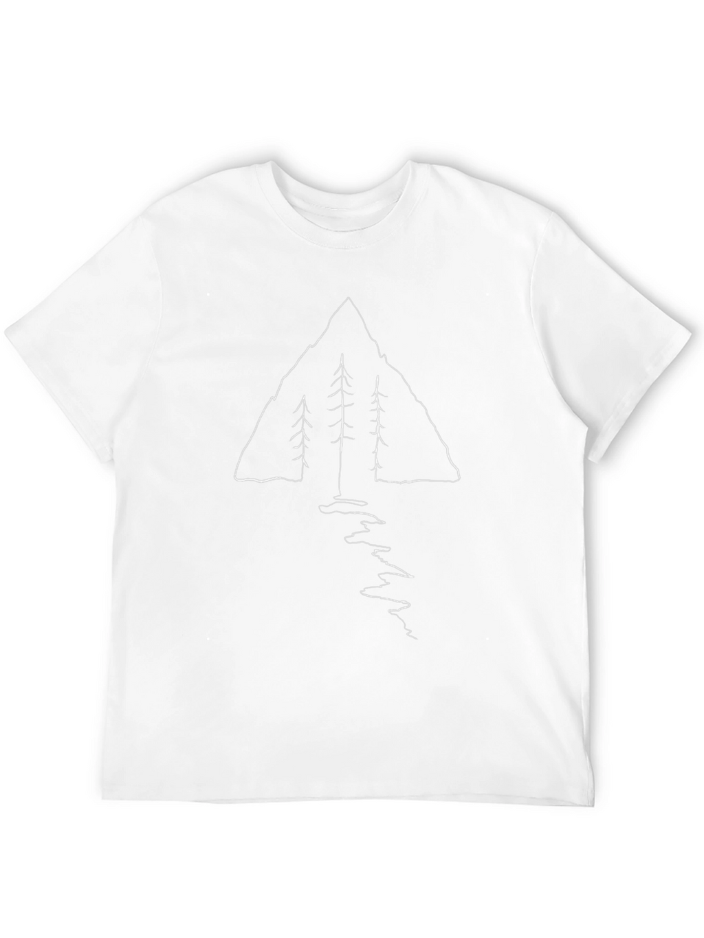 Mountain & Trees Graphic Tee - Black