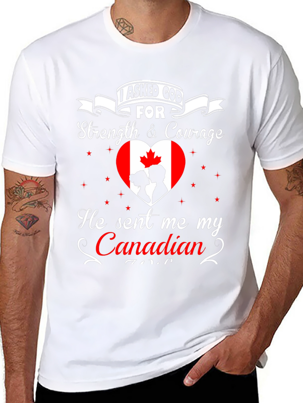 I Asked God For Canadian T-Shirt
