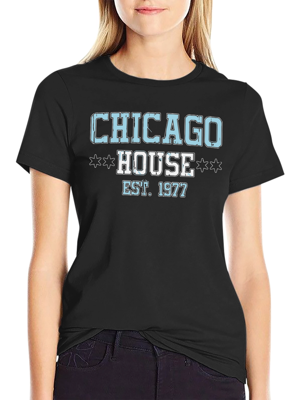 Chicago House Est. 1977 Black T-Shirt