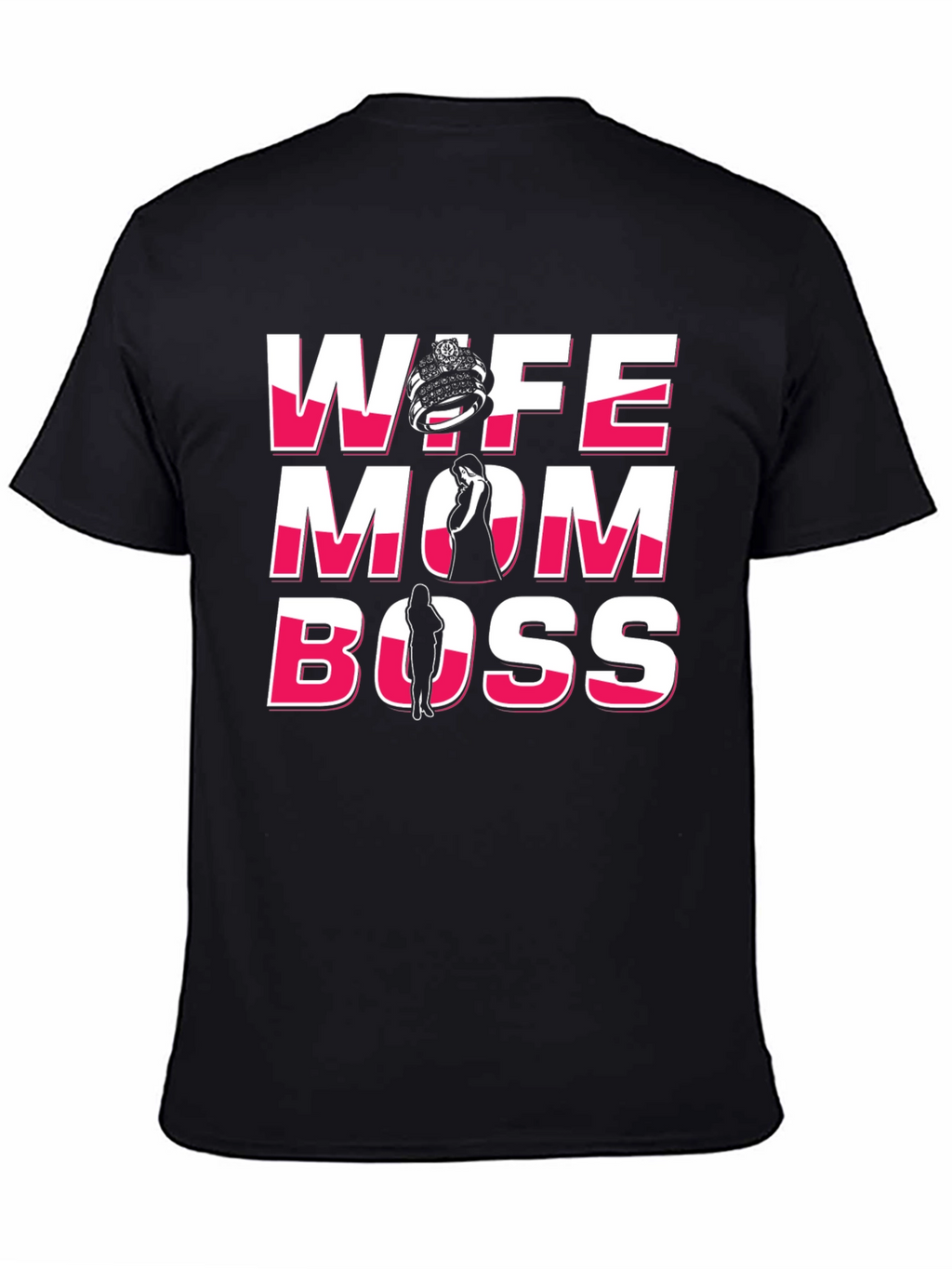 Wife Mom Boss Graphic T-Shirt