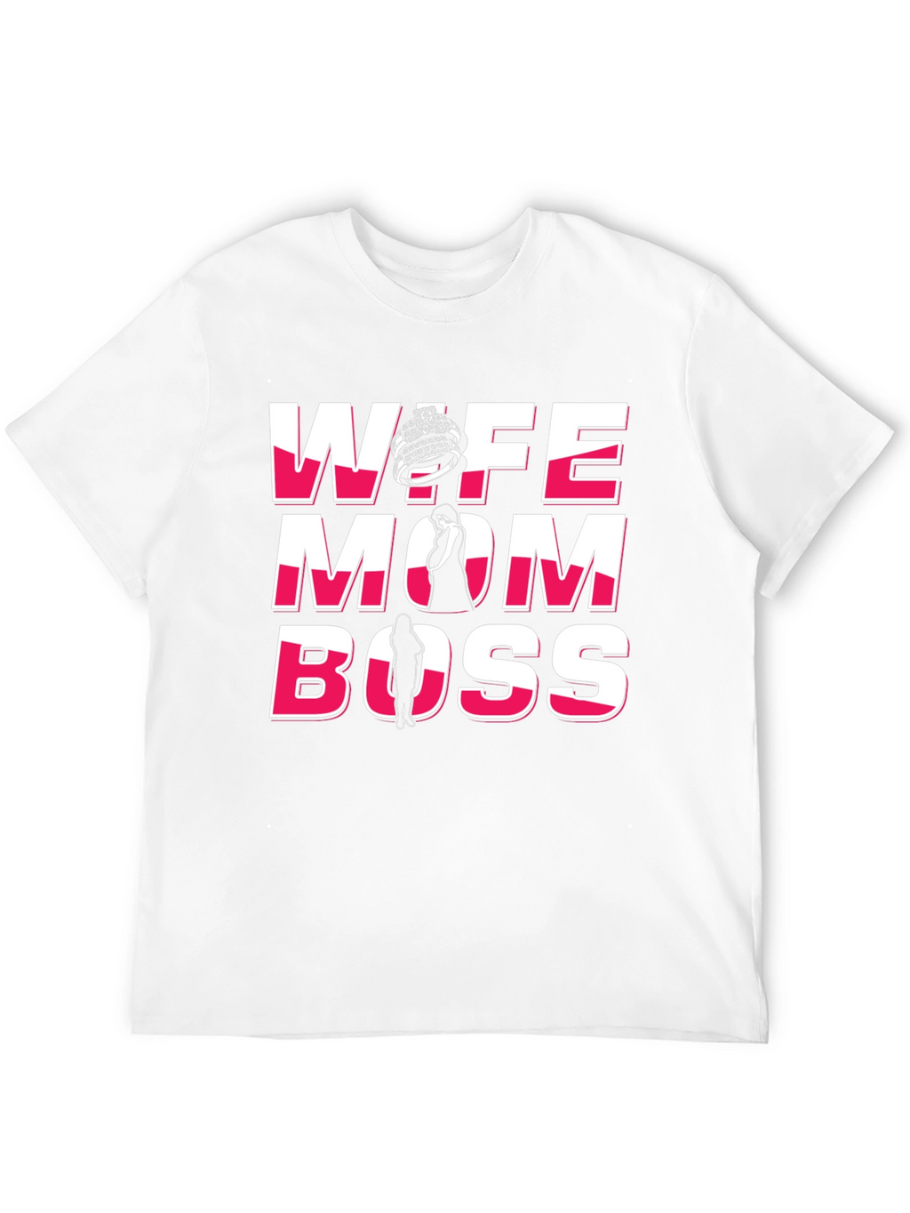 Wife Mom Boss Graphic T-Shirt