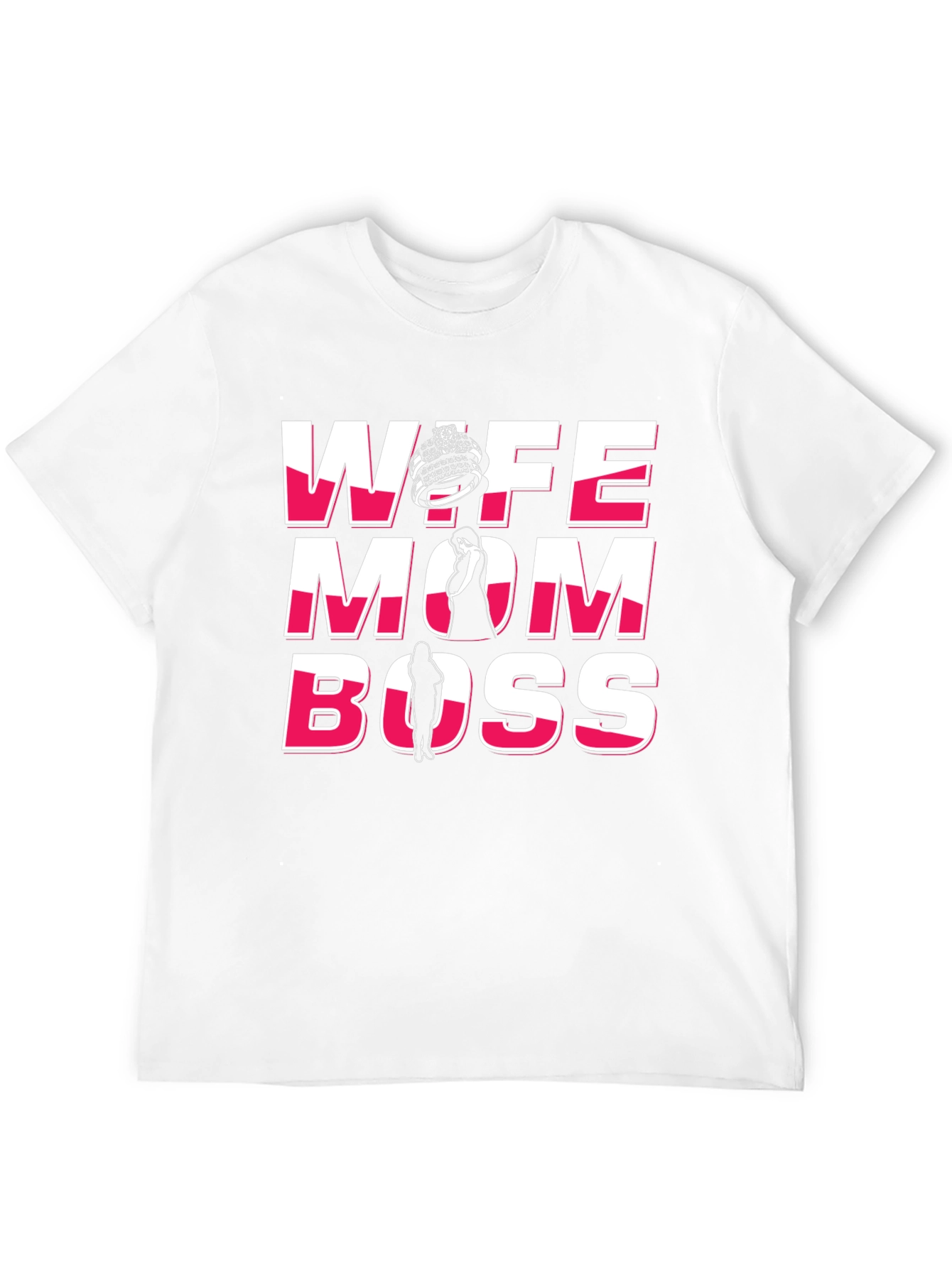 Wife Mom Boss Graphic T-Shirt