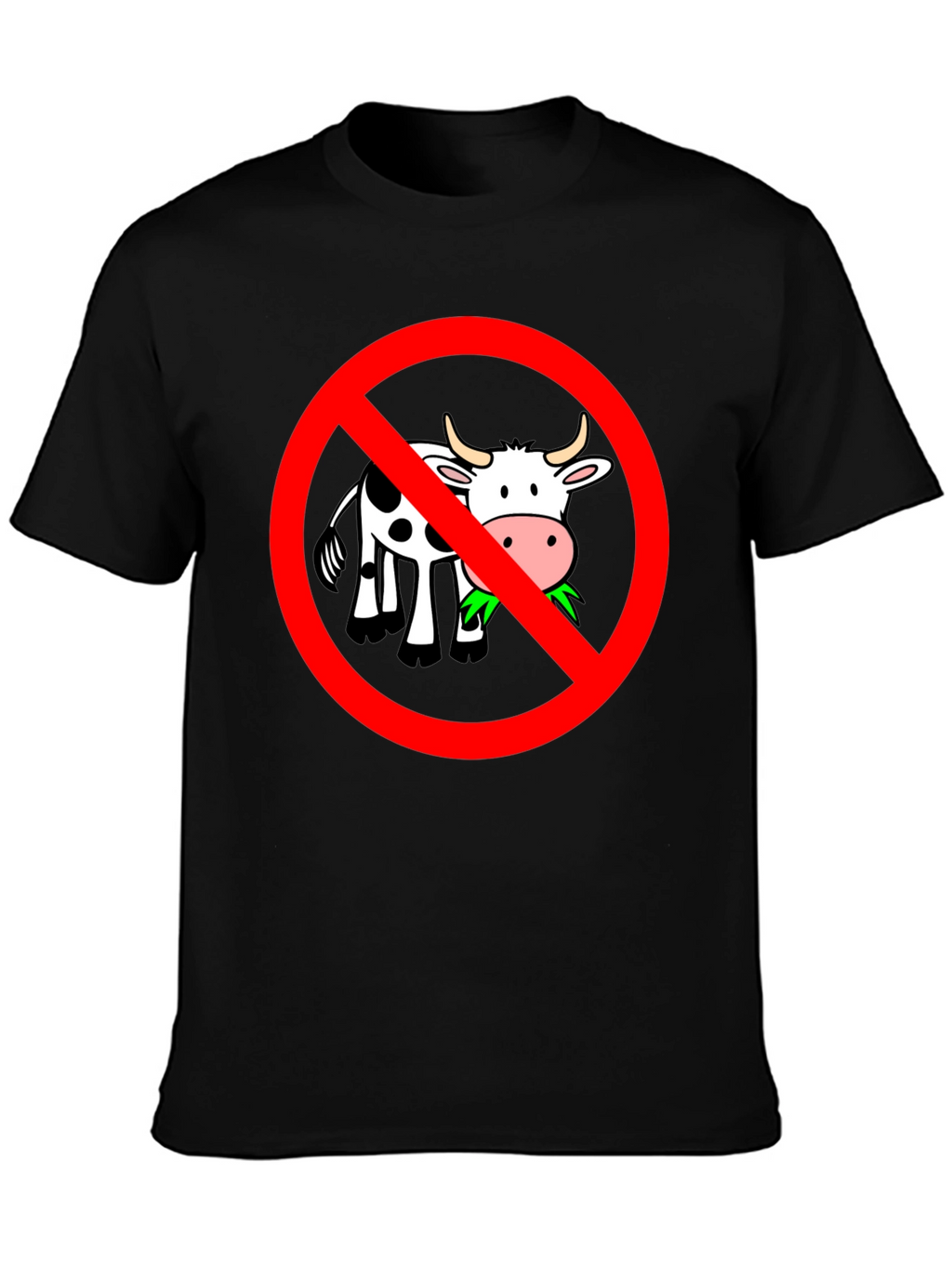 Vegan T-Shirt: No Cow Graphic Tee