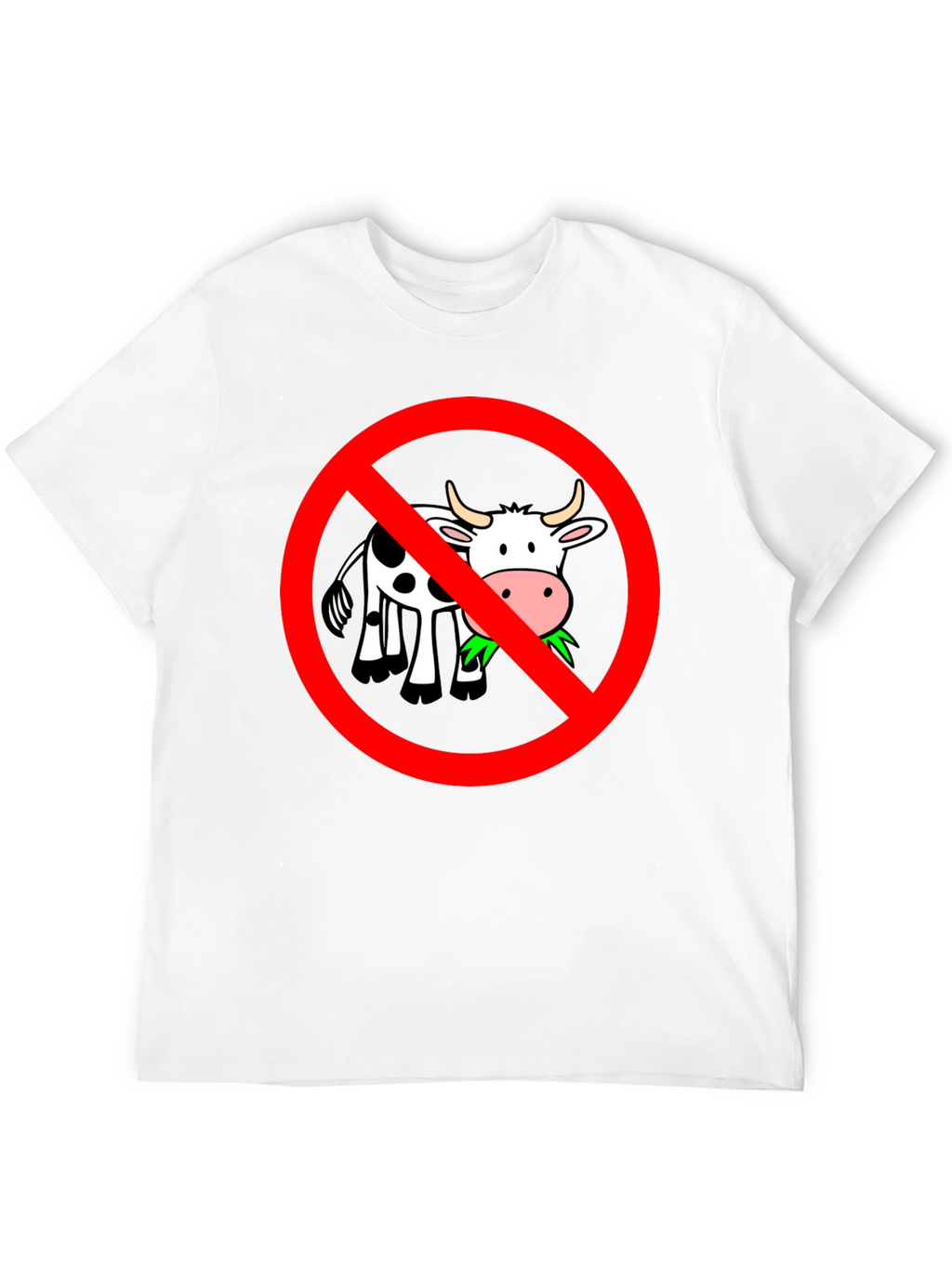 Vegan T-Shirt: No Cow Graphic Tee