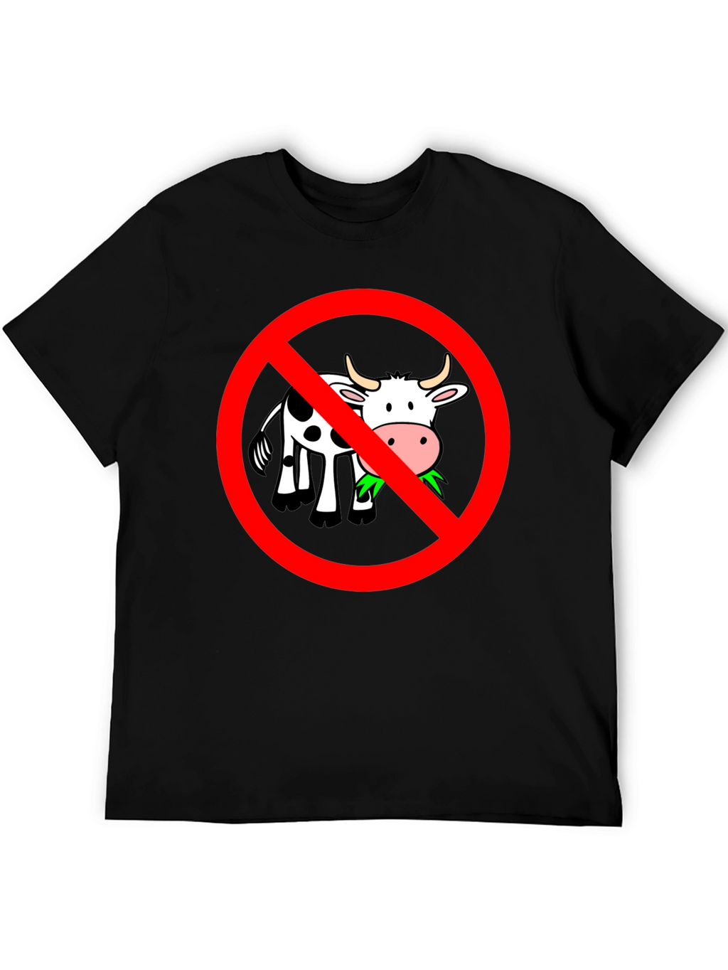 Vegan T-Shirt: No Cow Graphic Tee