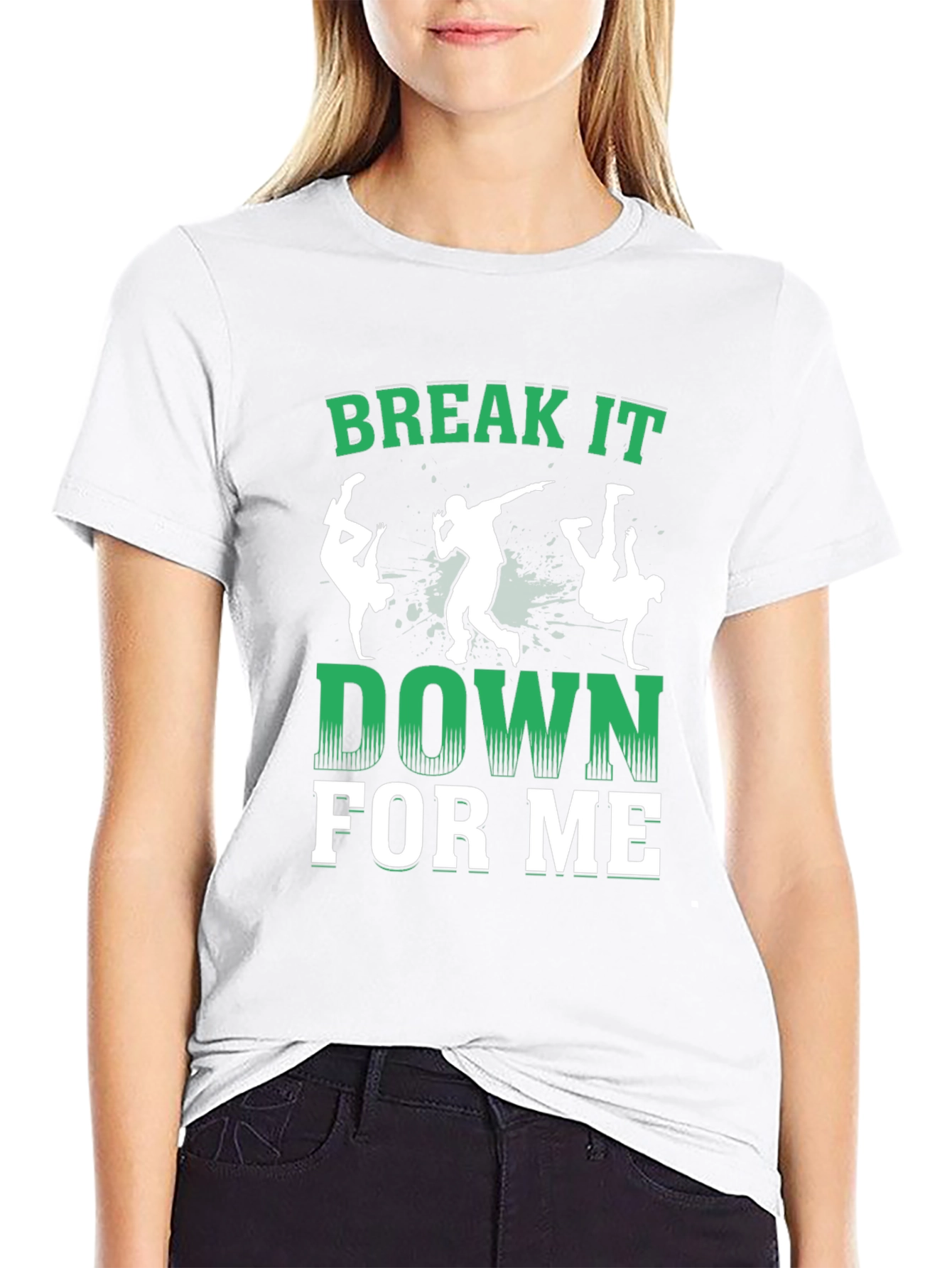 Break It Down T-Shirt - Black Graphic Tee