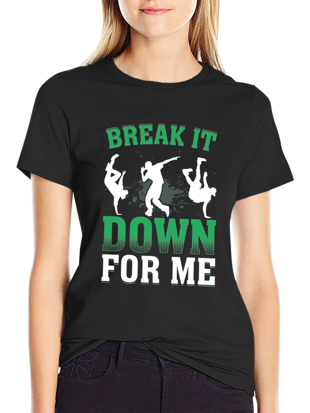Break It Down T-Shirt - Black Graphic Tee