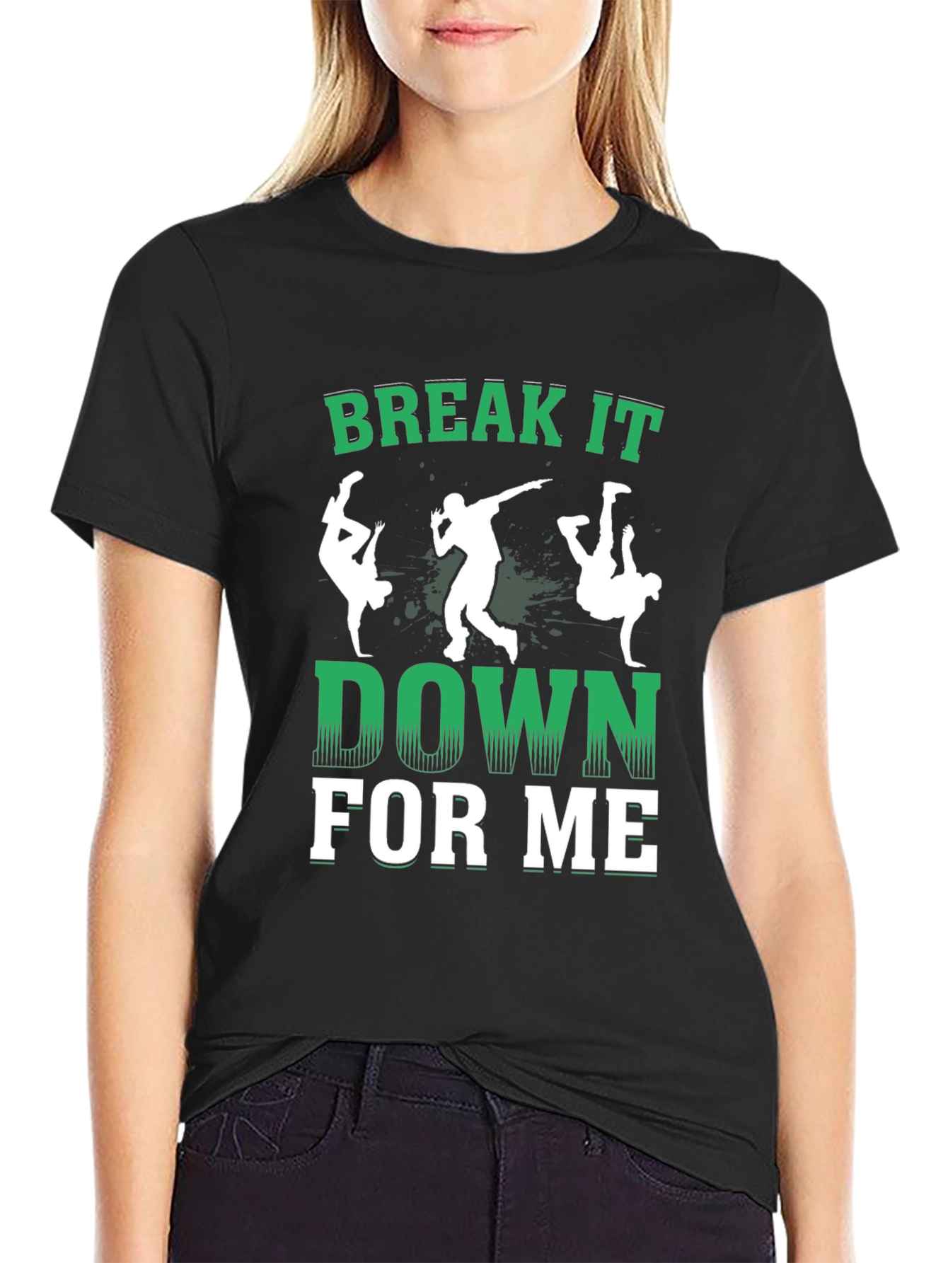 Break It Down T-Shirt - Black Graphic Tee