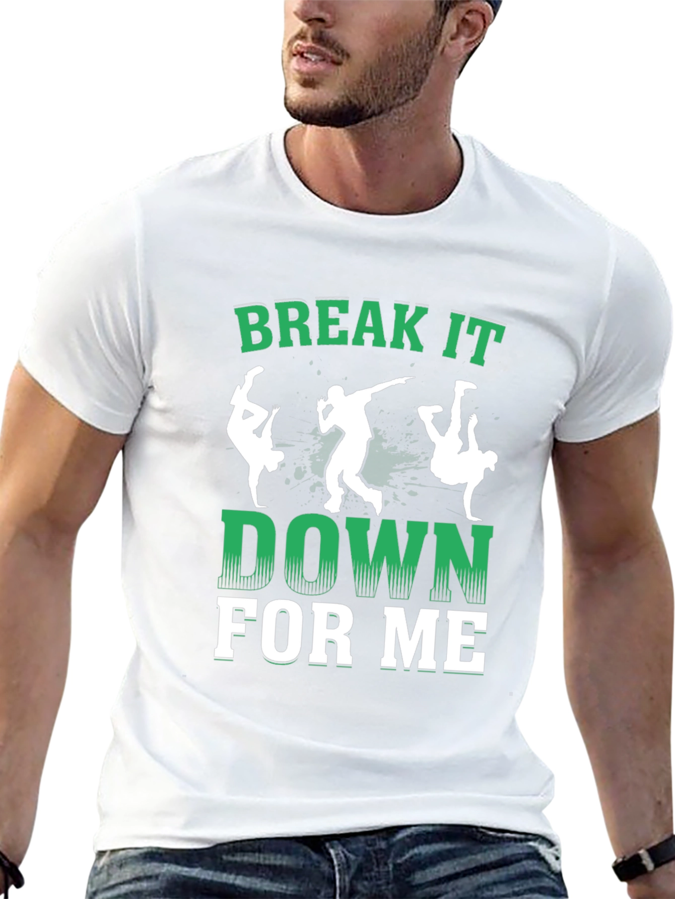 Break It Down T-Shirt - Black Graphic Tee