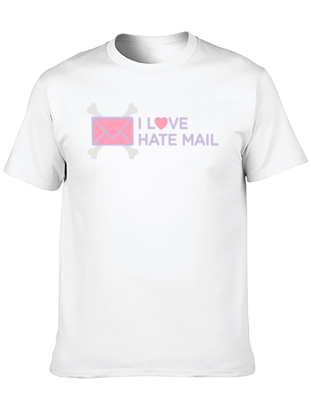 I Love Hate Mail T-Shirt Funny Goth Tee