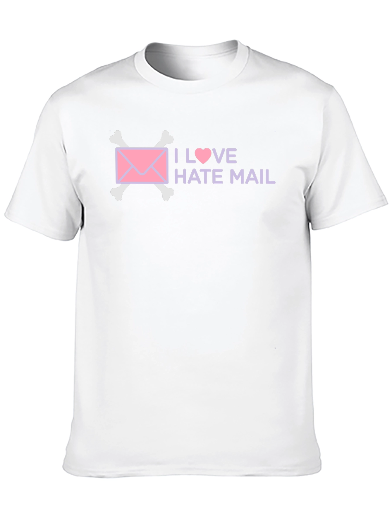 I Love Hate Mail T-Shirt Funny Goth Tee