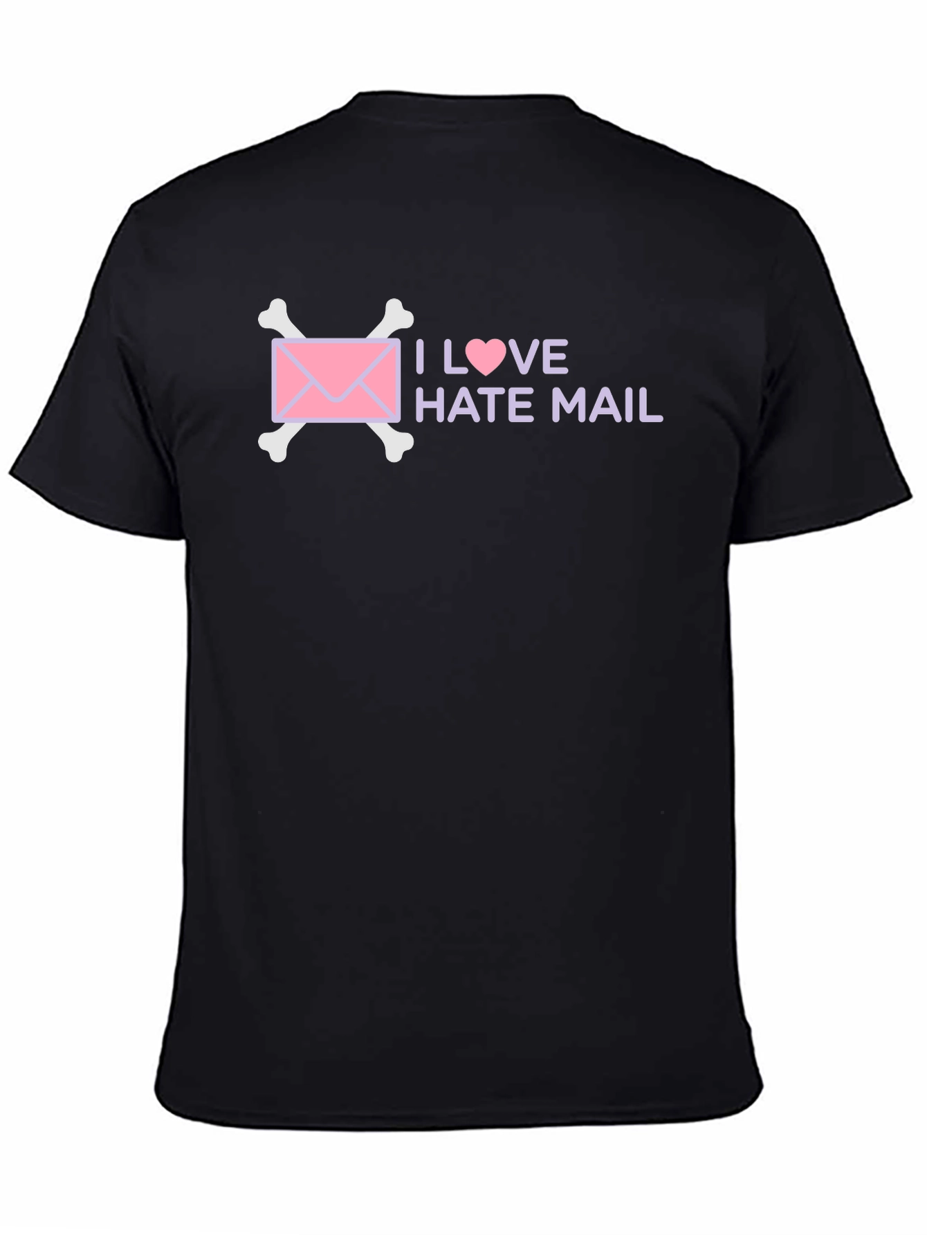 I Love Hate Mail T-Shirt Funny Goth Tee