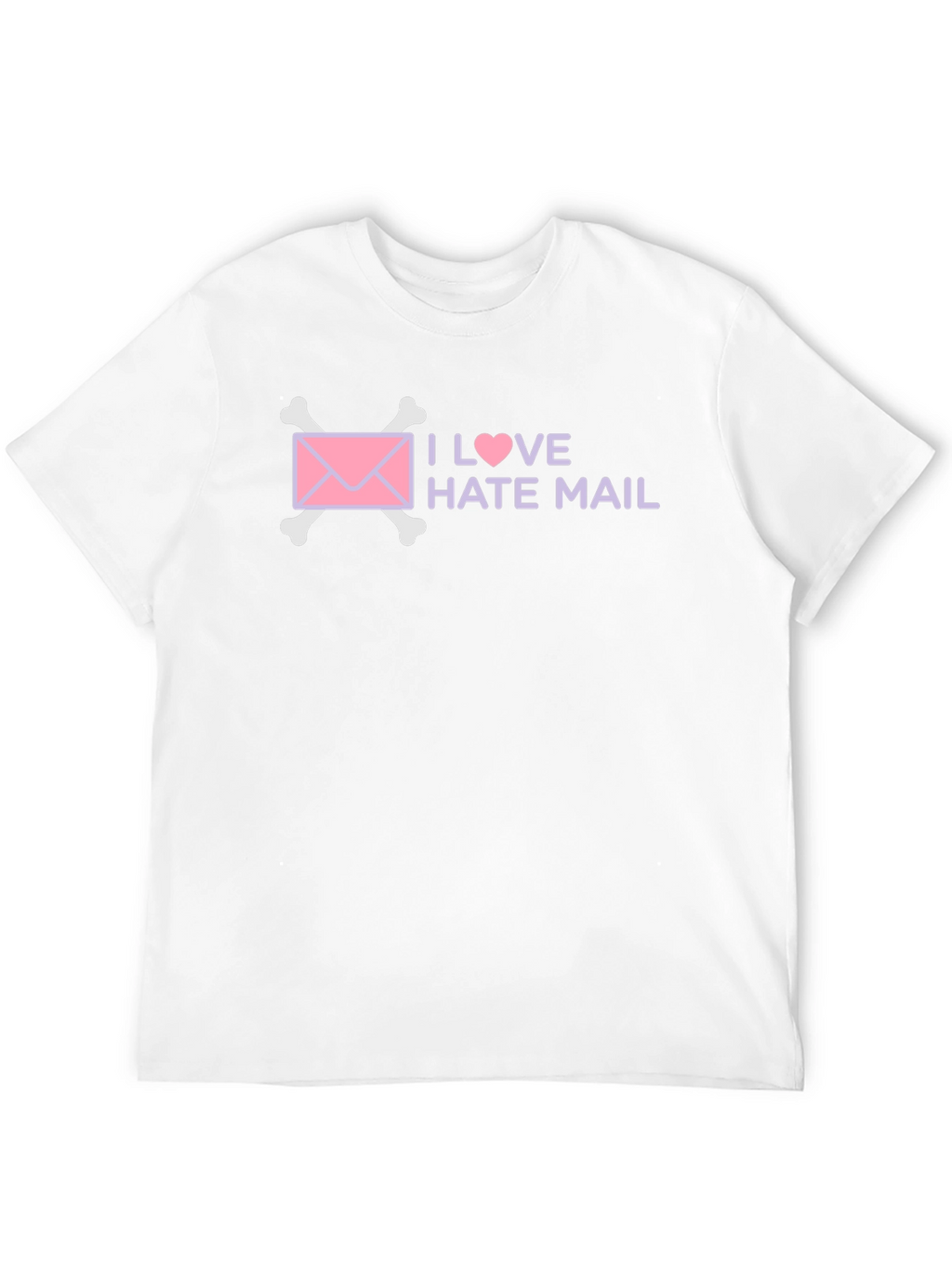 I Love Hate Mail T-Shirt Funny Goth Tee