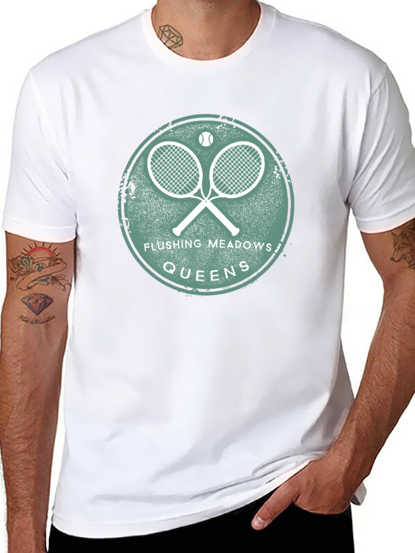 Flushing Meadows Queens Tennis Graphic Tee