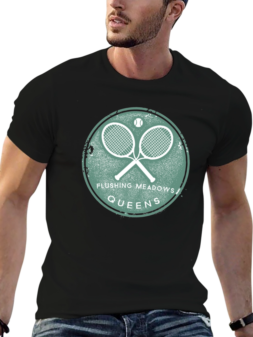 Flushing Meadows Queens Tennis Graphic Tee