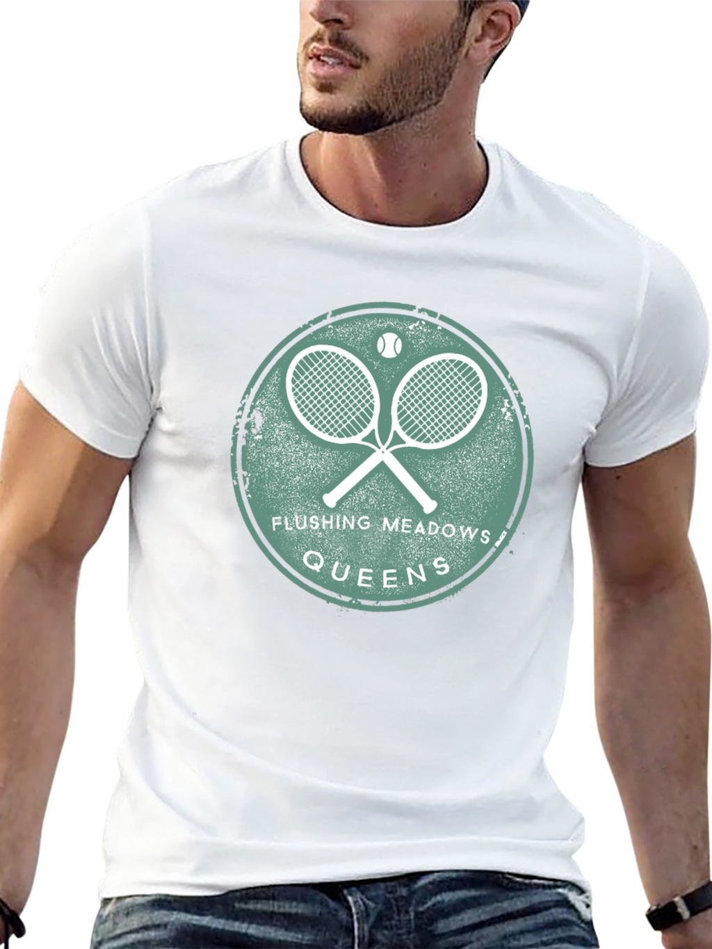Flushing Meadows Queens Tennis Graphic Tee