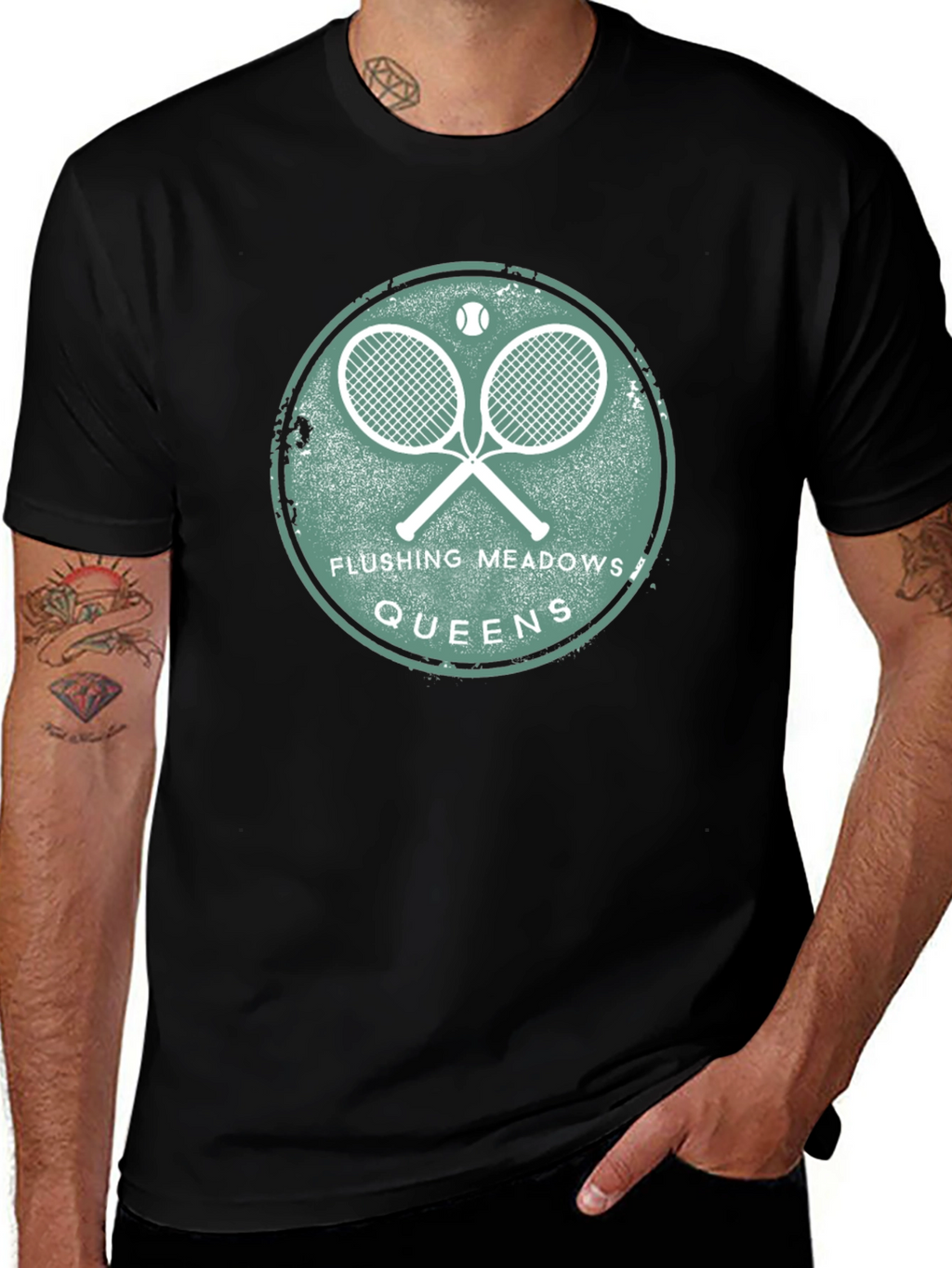 Flushing Meadows Queens Tennis Graphic Tee