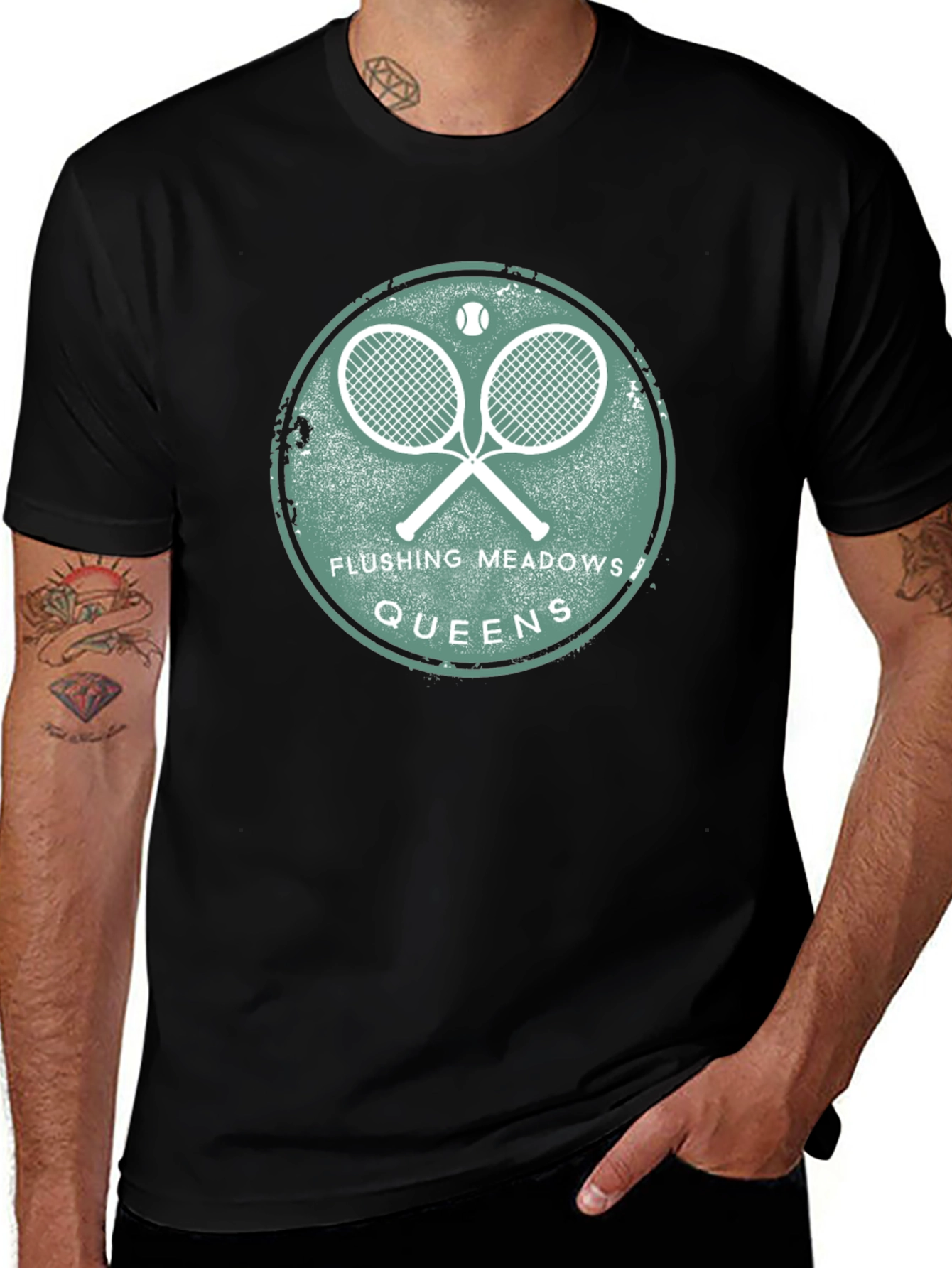 Flushing Meadows Queens Tennis Graphic Tee