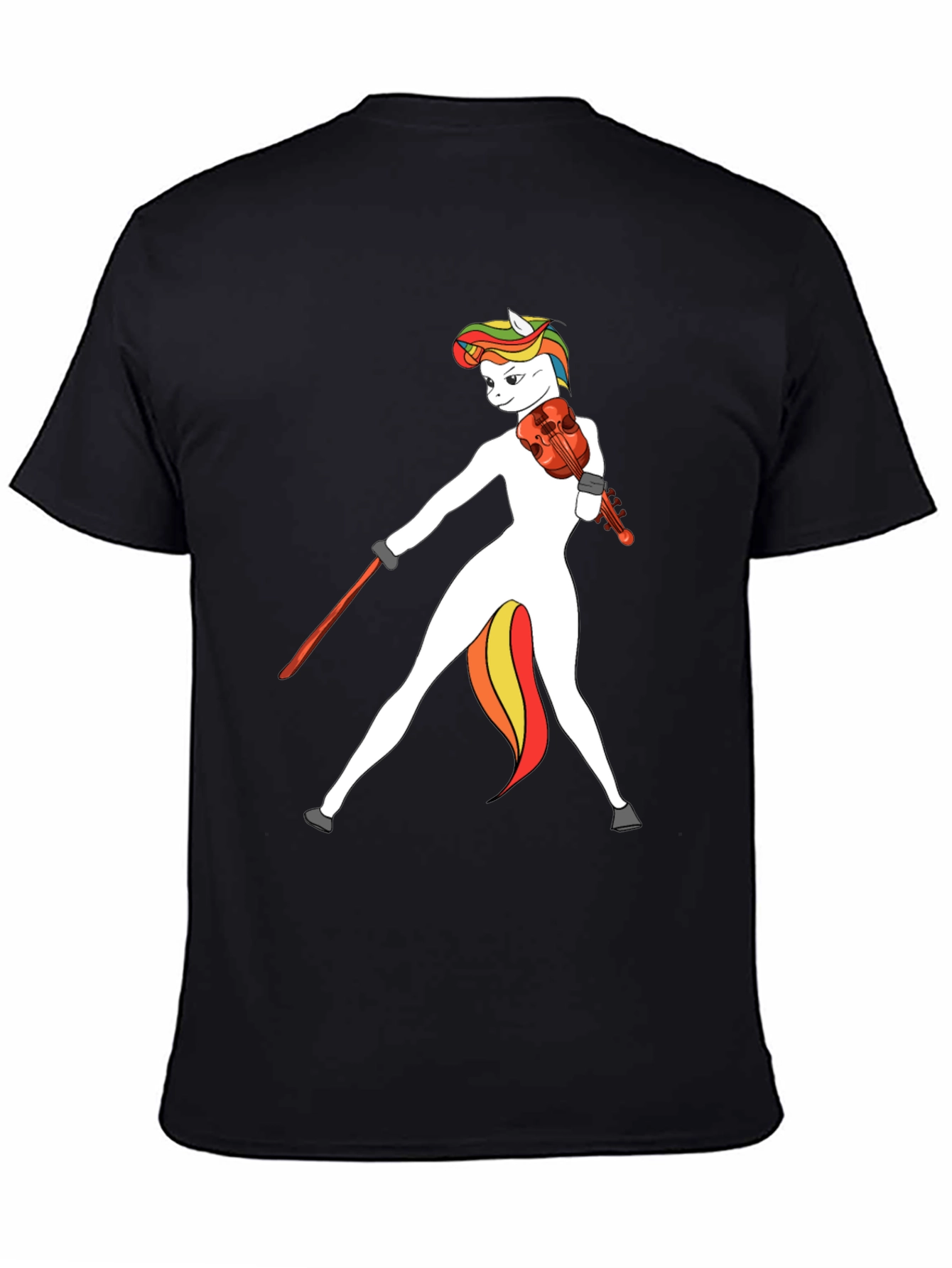 Unicorn Violinist Graphic T-Shirt - Quirky & Unique Tee